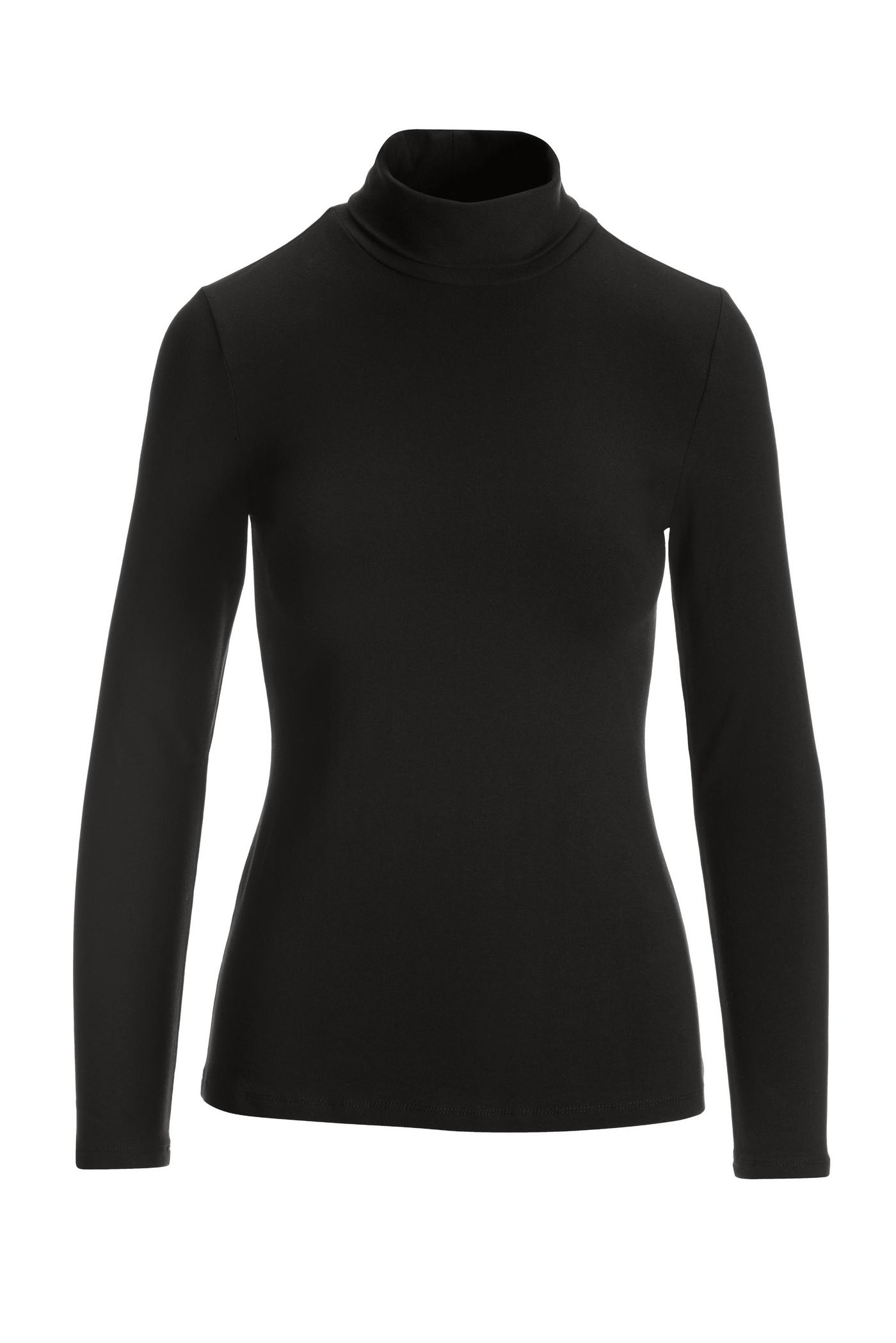 So Sexy Turtleneck Knit Top Black