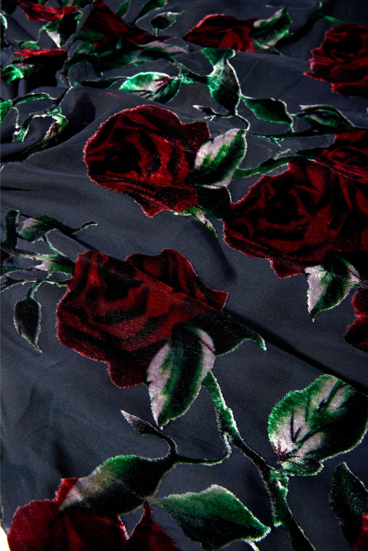 Black Rose Petal Dress Dress With Roses On It MOMBASA ROSE Petal