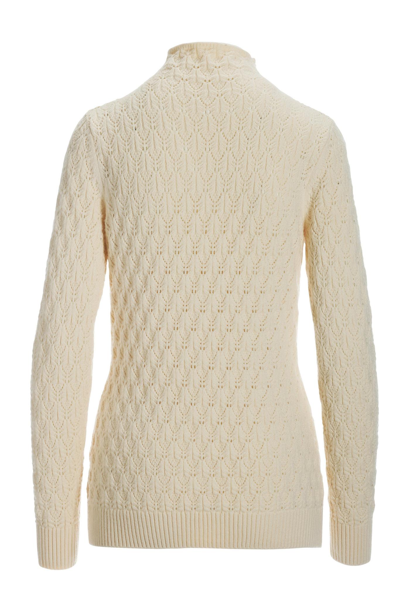 Pointelle Turtleneck Sweater - Cream | Boston Proper