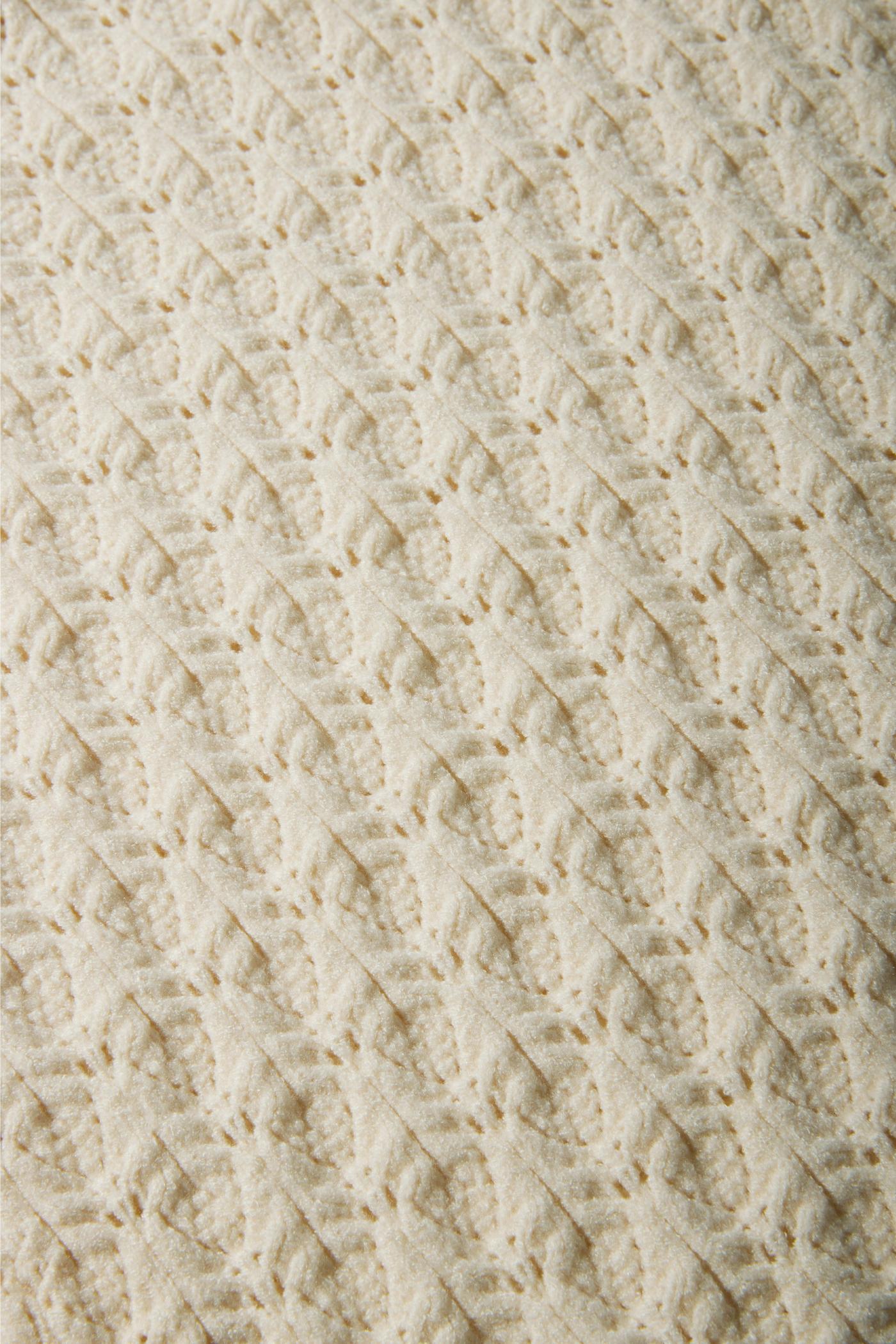 Pointelle Turtleneck Sweater - Cream | Boston Proper