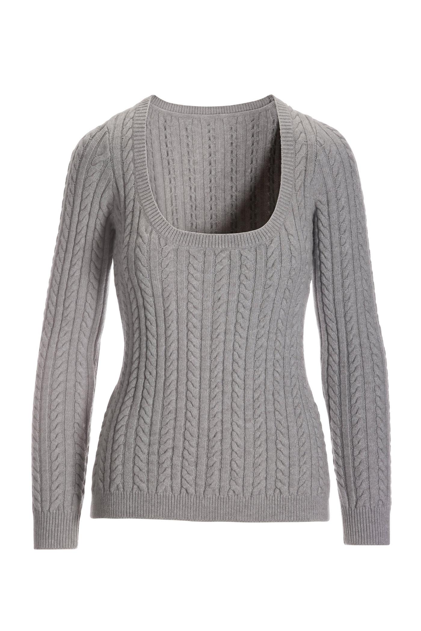 Crew and scoop neck sweater best sale