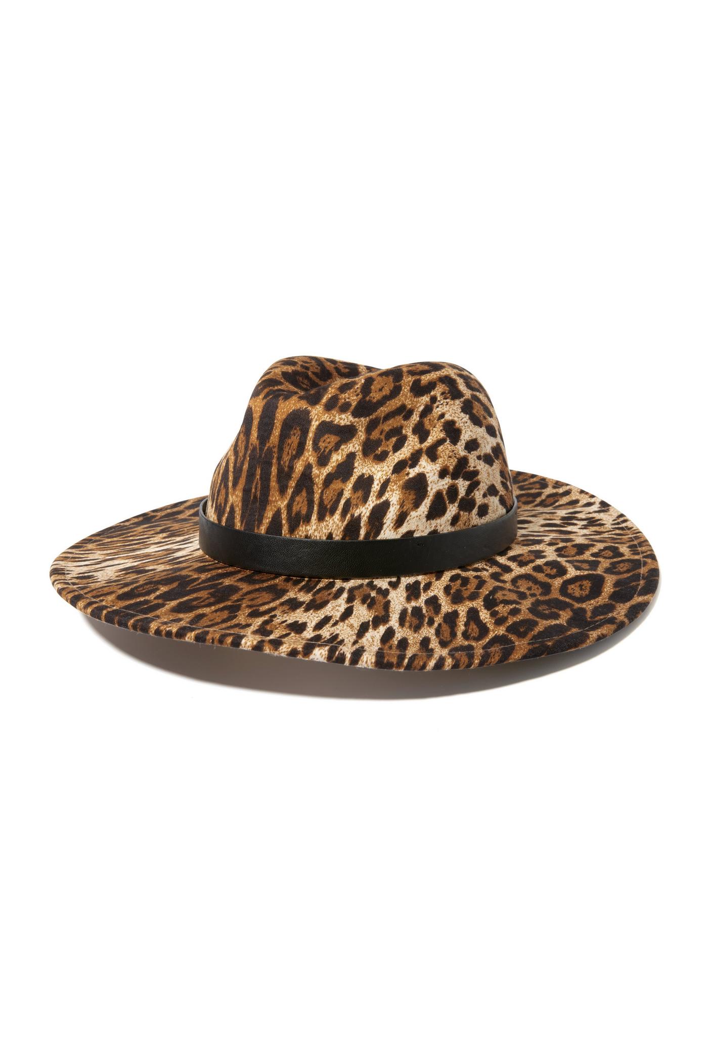 Leopard Fedora Hat - Multicolor | Boston Proper