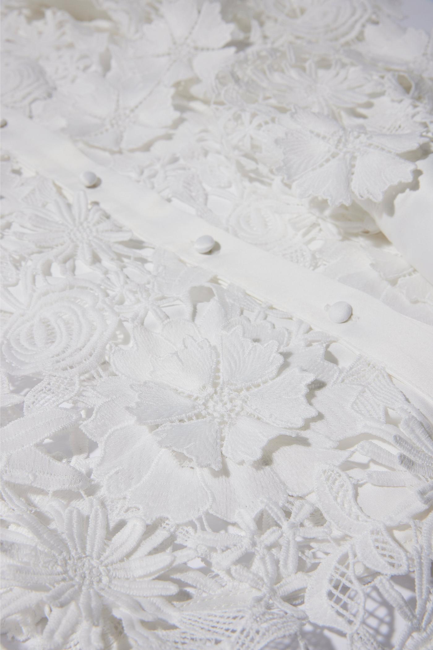 トップス 3D FLOWER LACE SHIRTCLANE 3D FLOWER LACE SHIRT(2 BLACK): CLANE: WOMENS｜ STUDIOUS ONLINE公式