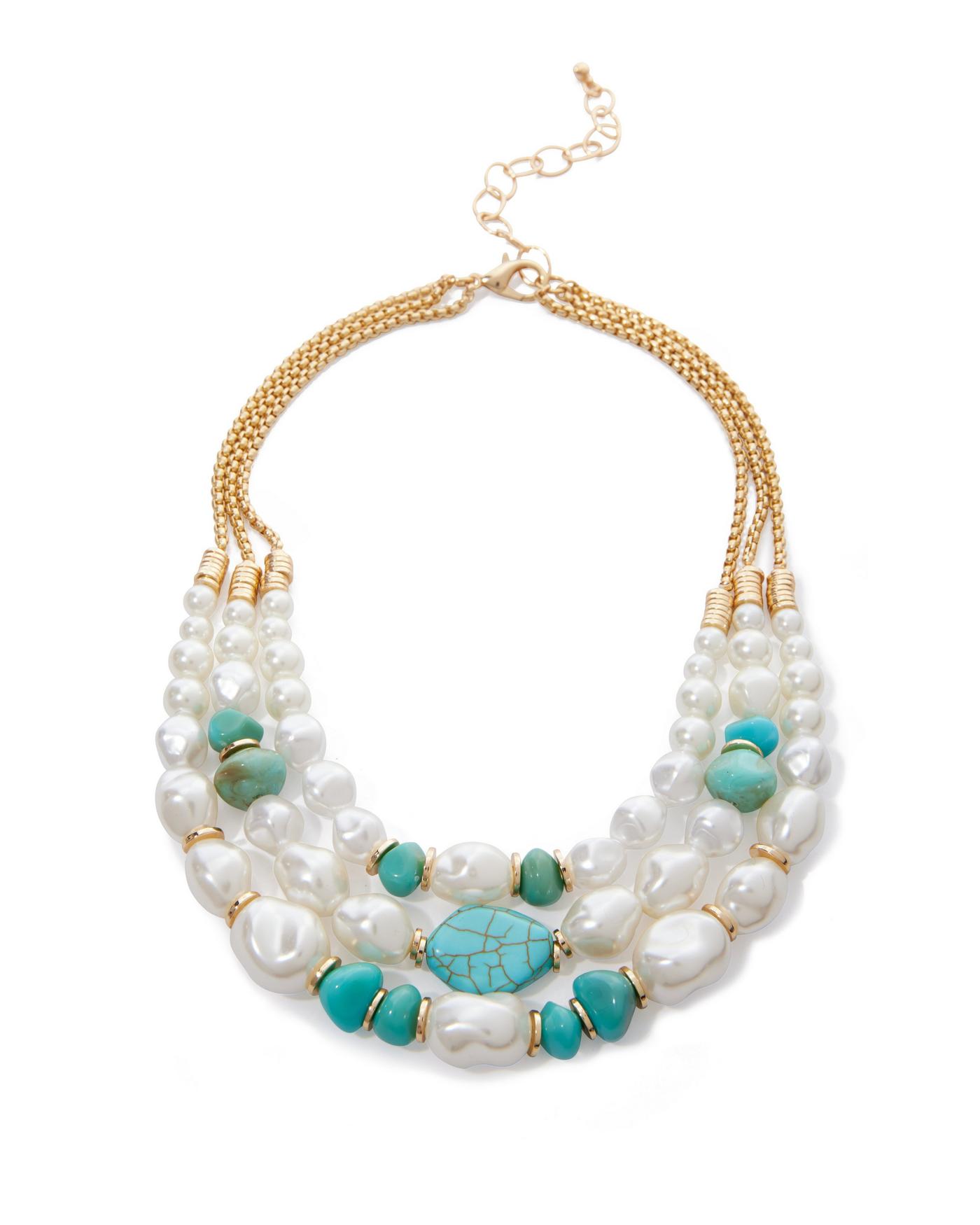 WINNER ミンホ着用 [NIRO] HEART TURQUOISE PEARL NECKLACE #55 IMG_3401_grande.jpg?v=1733423472