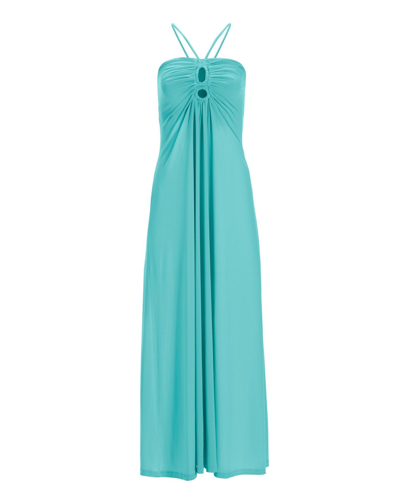 Boston Proper Blue Ruffle Rose Maxi Dress Size 2024 12 NWT