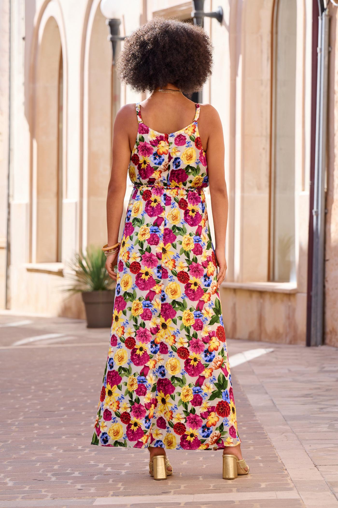 本日限定価格　CORCOVADO PUTI flower race dress curvy-sense-matching-sets-plus