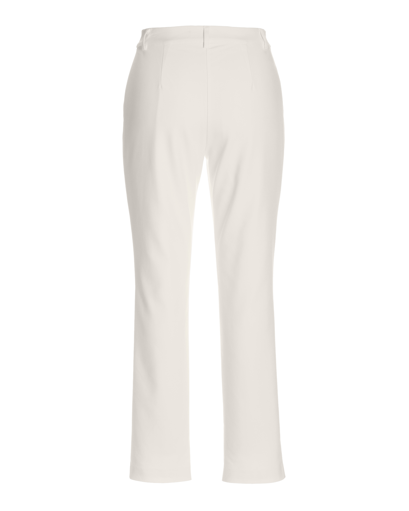 Modern Slim-Leg Slit-Front Trouser Pant - Ivory | Boston Proper