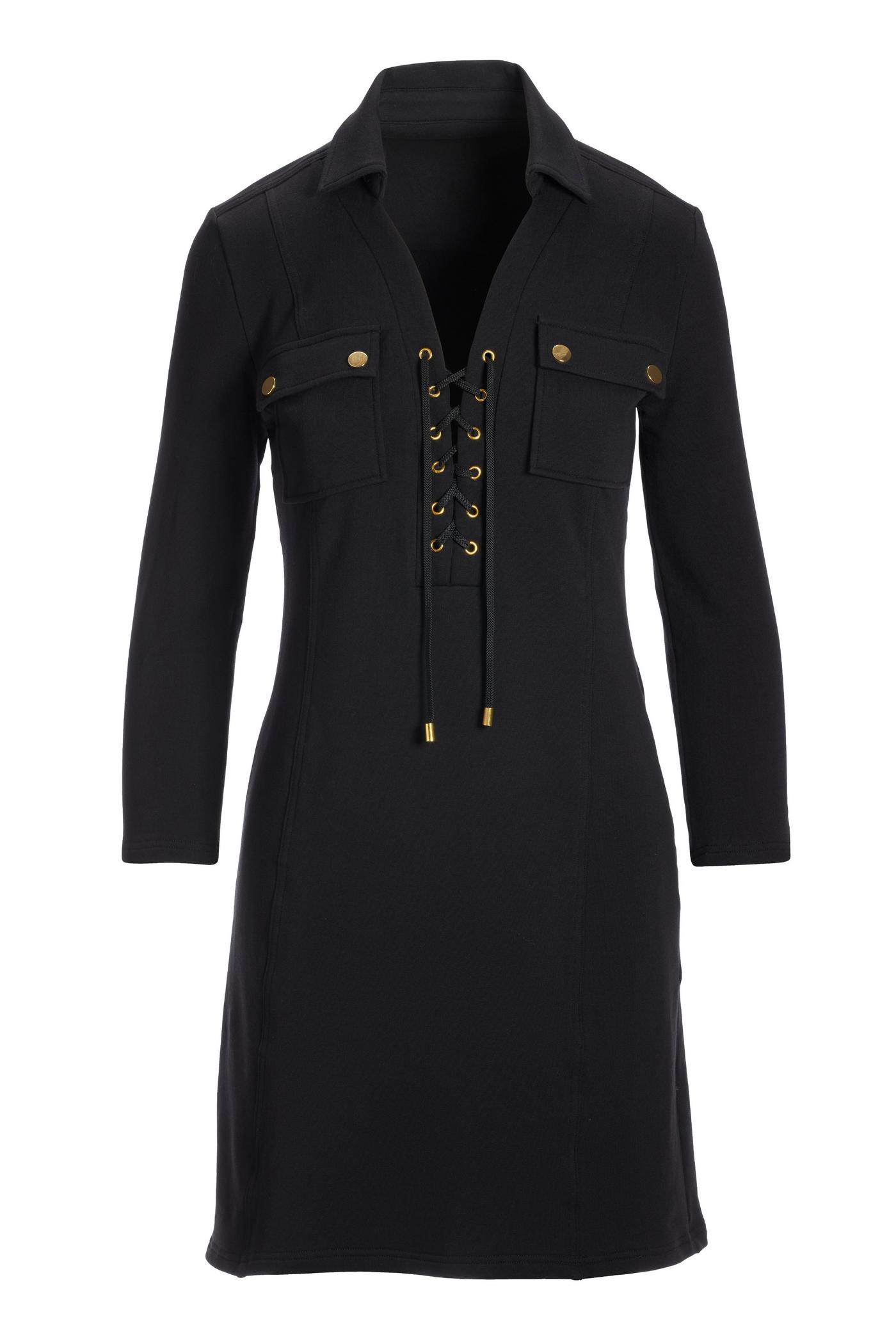 french sleeve black dress Asymmetric French Lace Jasmine Dress