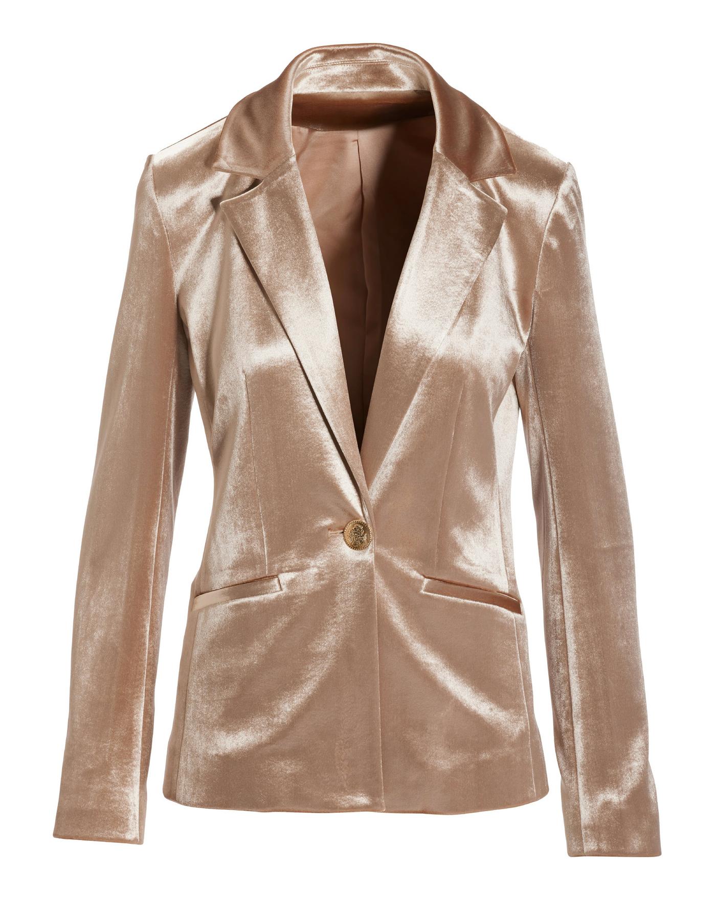 Champagne blazer womens hotsell