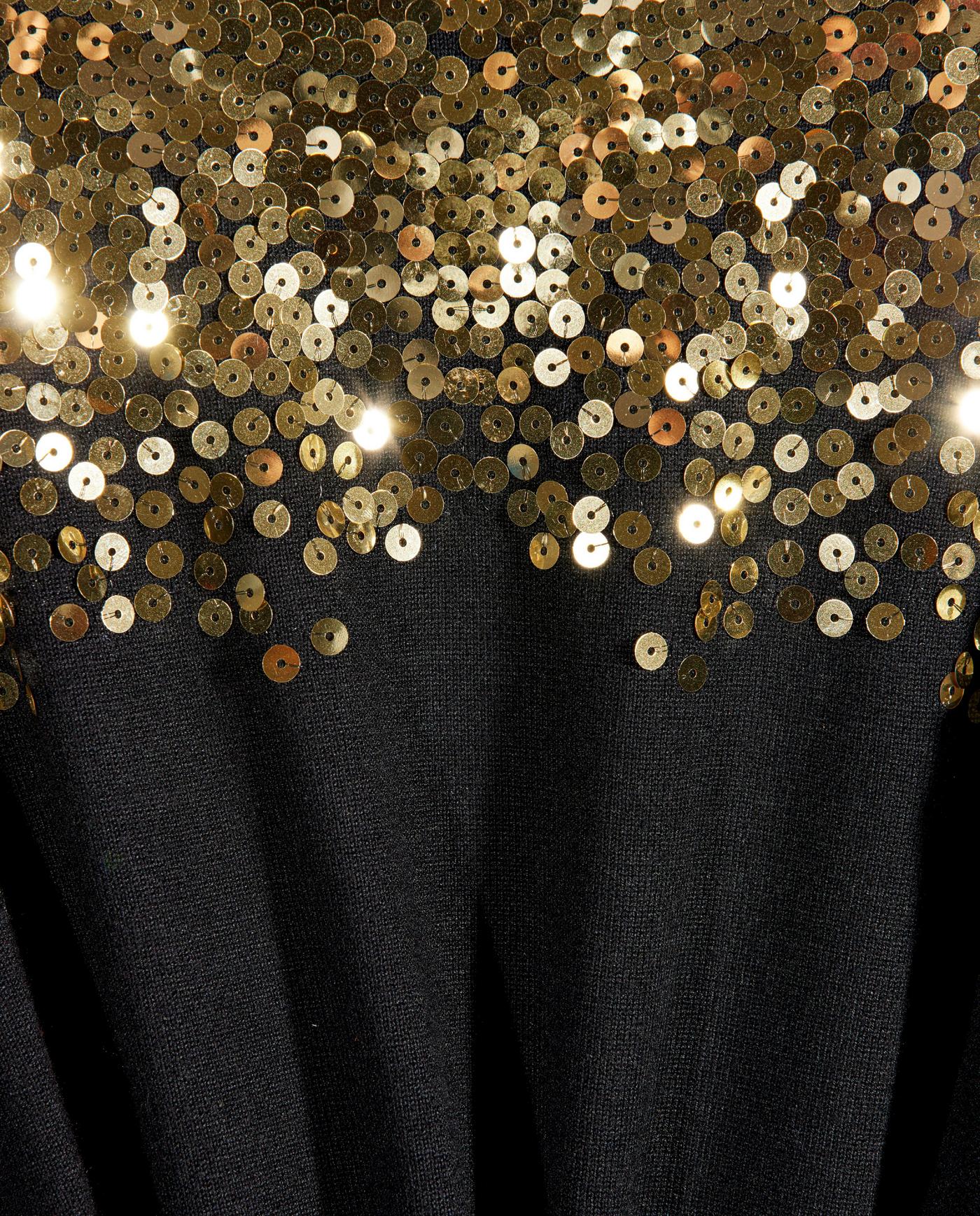 Sweater black and gold on sale