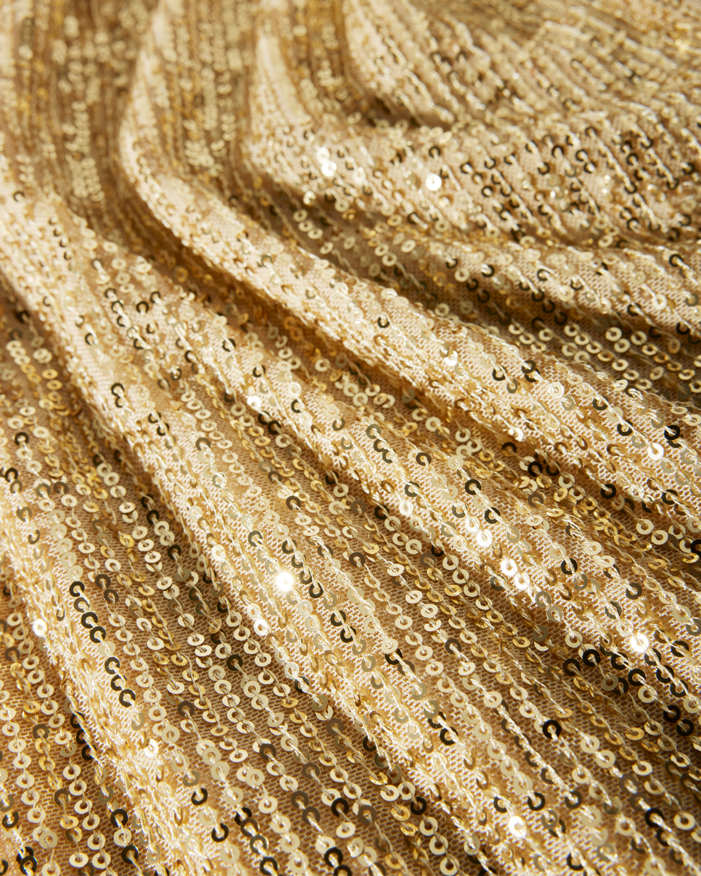 Sequin Cowl Neck Jumpsuit Gold