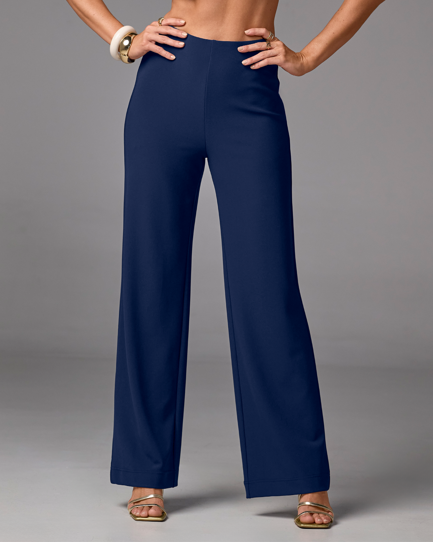 Beyond Travel High Rise Palazzo Pant Olive Night