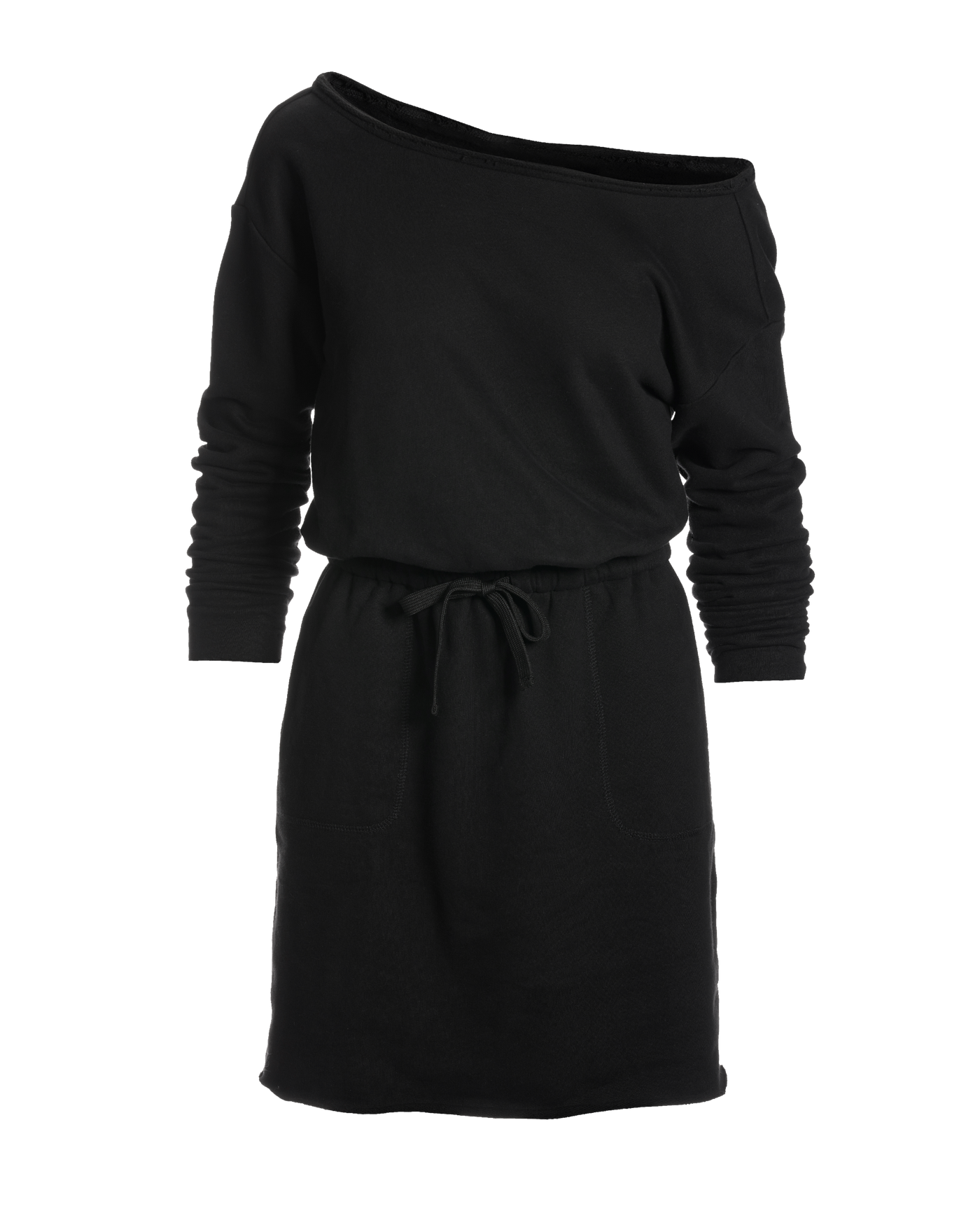 sachin and babi light blue dress Navy Drawstring Hoodie Dress – Perfect for Comfort & Travel in Fashion –  BLANK main image 0