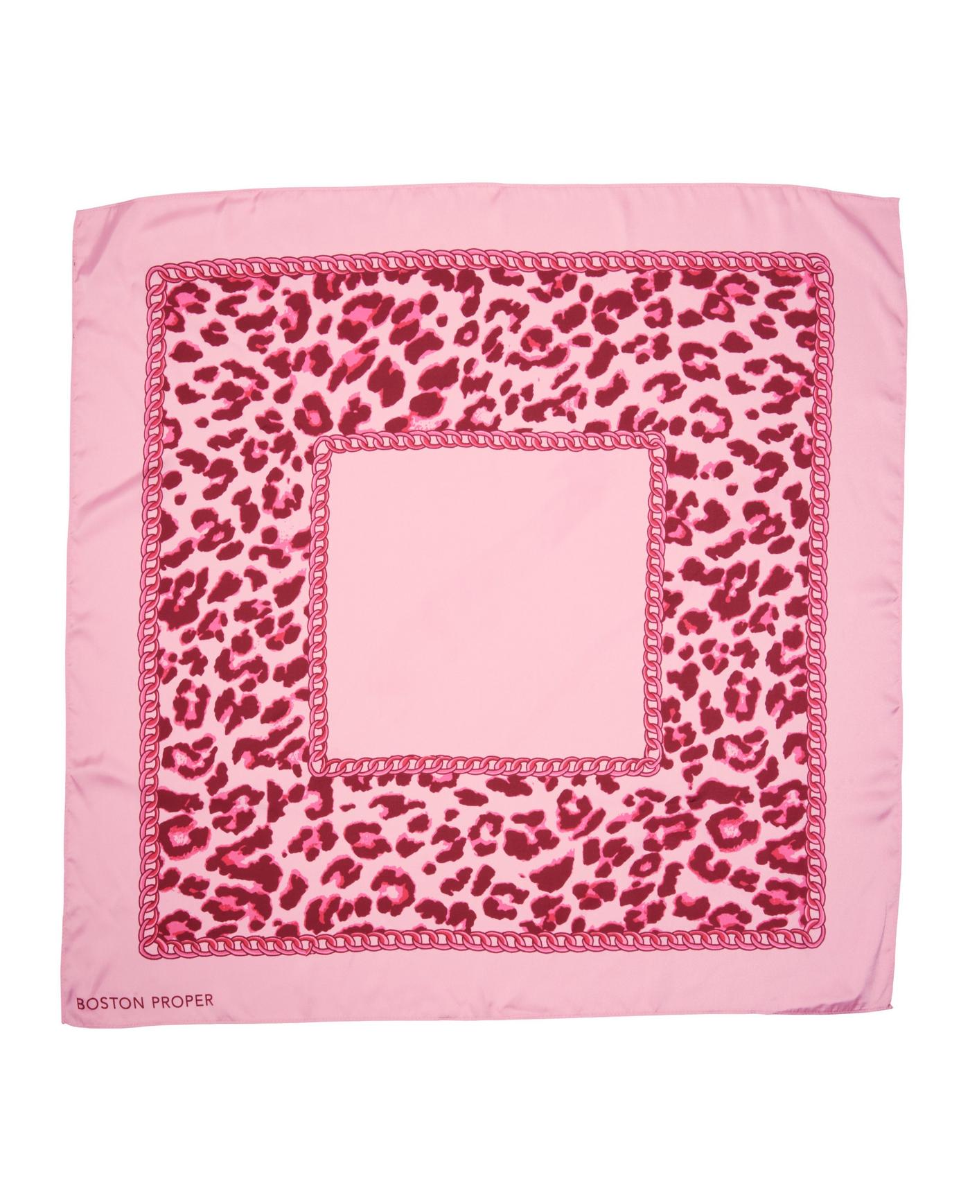 Cheetah Scarf - Pink Multi | Boston Proper Cheetah Scarf - Pink Multi | Boston Proper