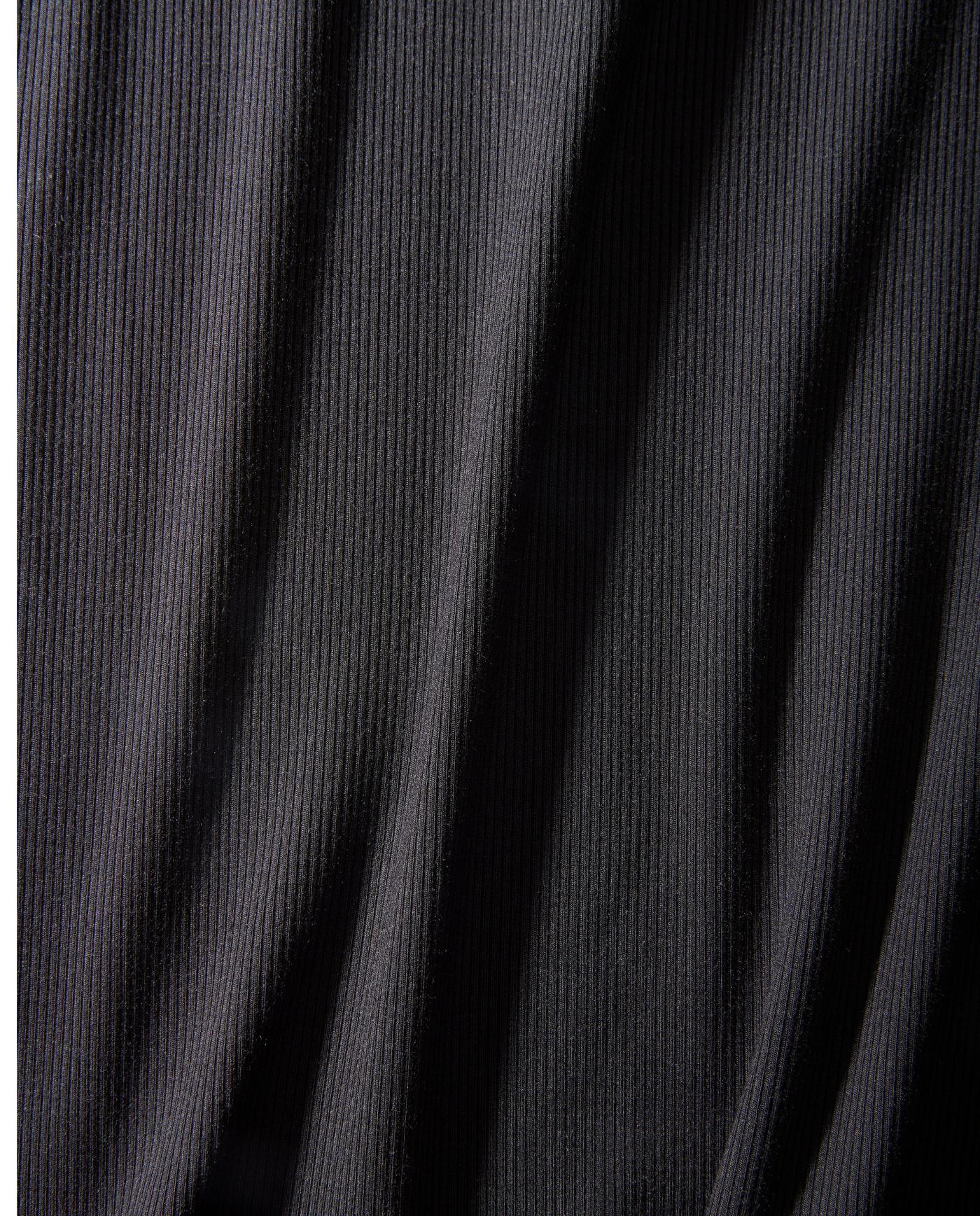 So Essential Ribbed High Neck Top - Proper Black | Boston Proper