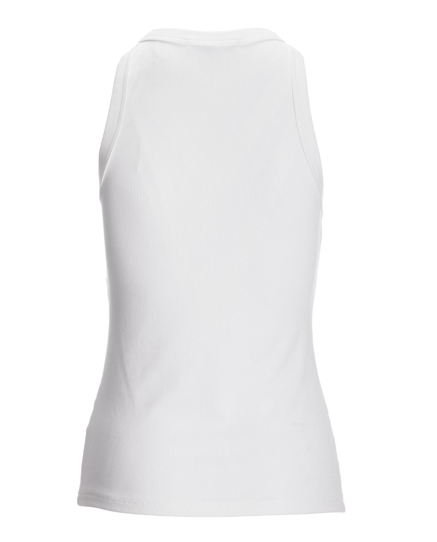 完売品　新品　BRIEFING CE WAIST RIB HIGHNECK So Essential Ribbed High Neck Top - Pure White | Boston Proper