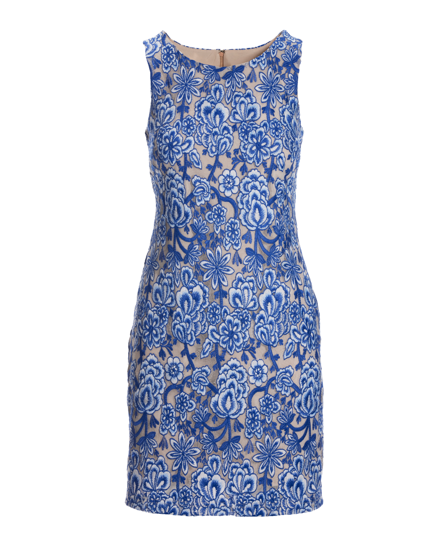 boston proper embroidered dress Floral Embroidered Mesh A Line Midi dress Black Multi