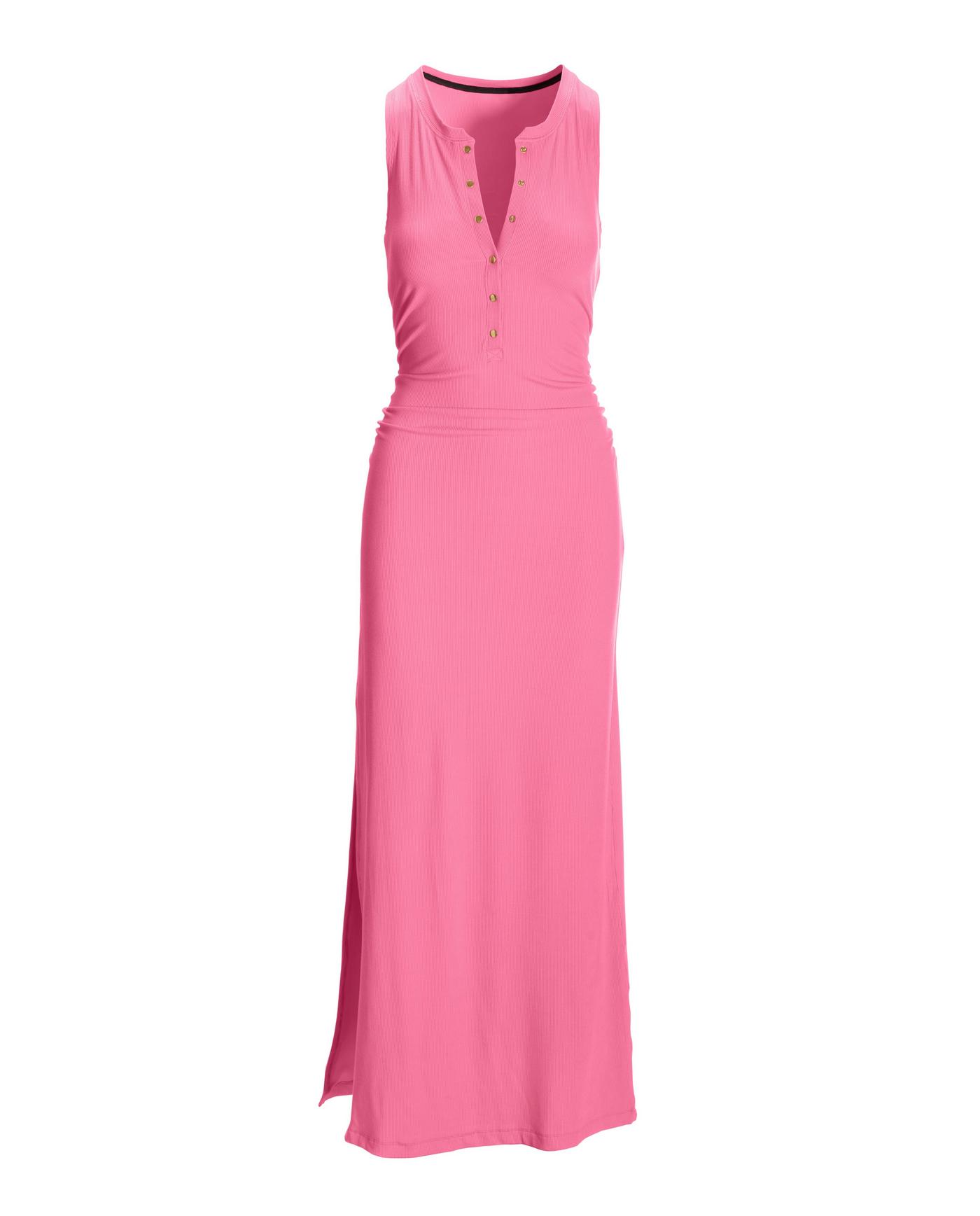long pink strapless dress Zapakasa Women Pink A-Line Strapless Tiered Long Corset Prom Dress with Lace
