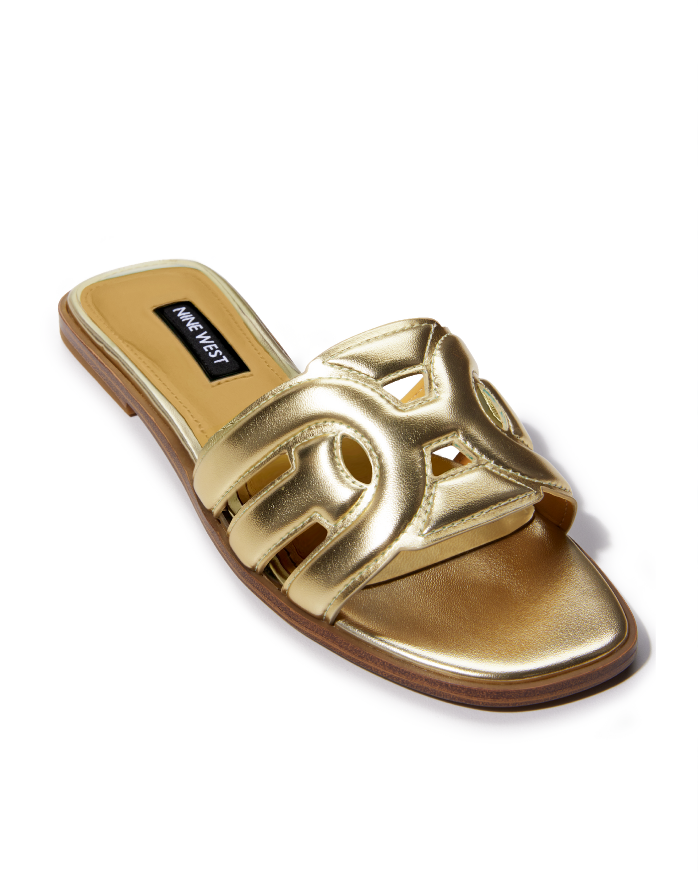Slide Sandal - Gold | Boston Proper Slide Sandal - Gold | Boston Proper