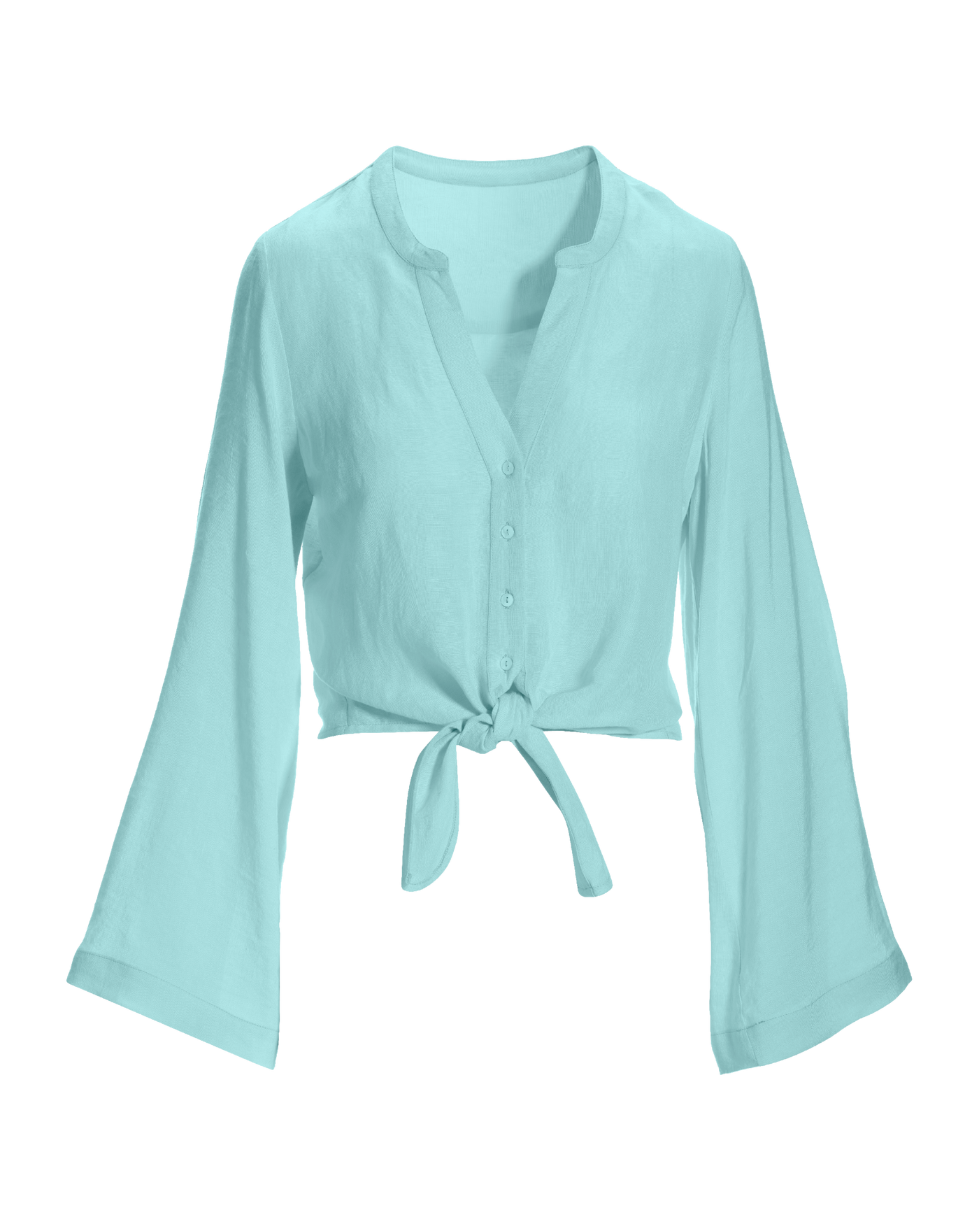 mare Slim Tie Flare Blouse
