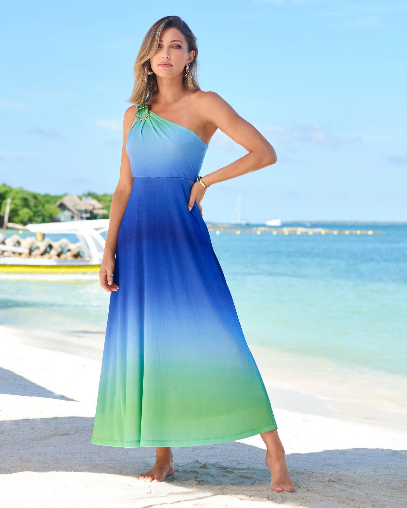 Ombre beach dress hotsell