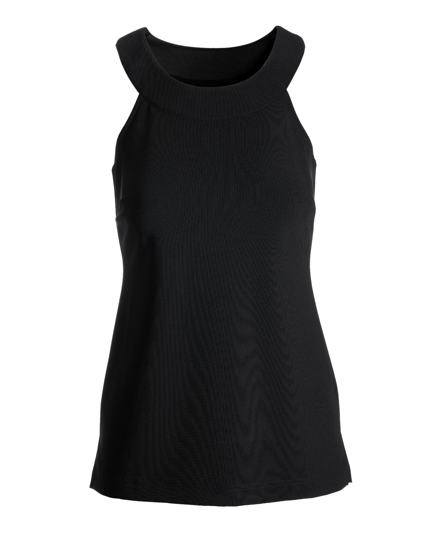 Beyond Travel Halter Tunic Top - Jet Black | Boston Proper