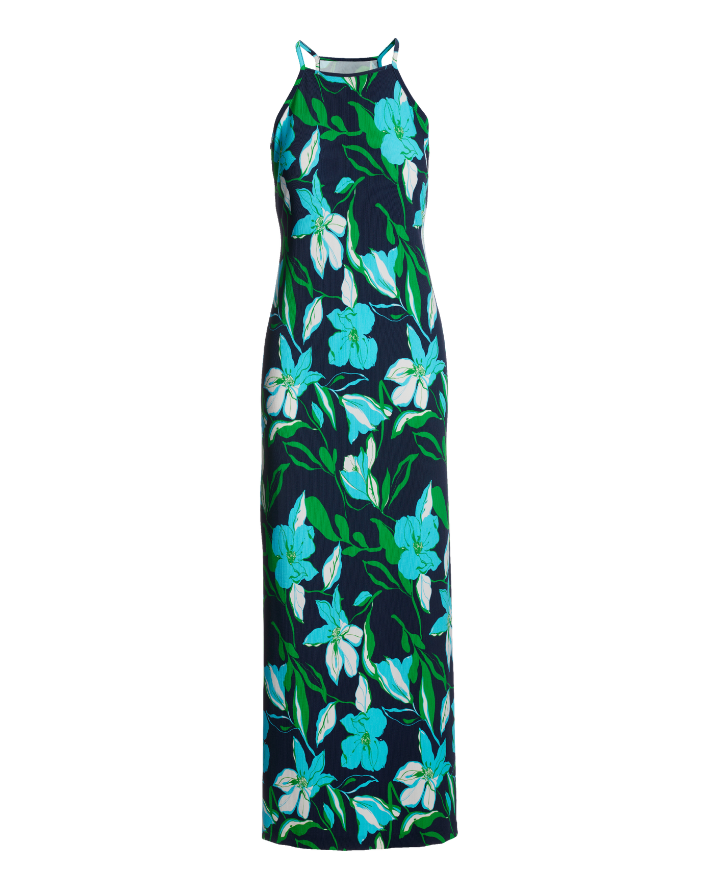 slim fit dress slacks Navy/Green Floral Dress