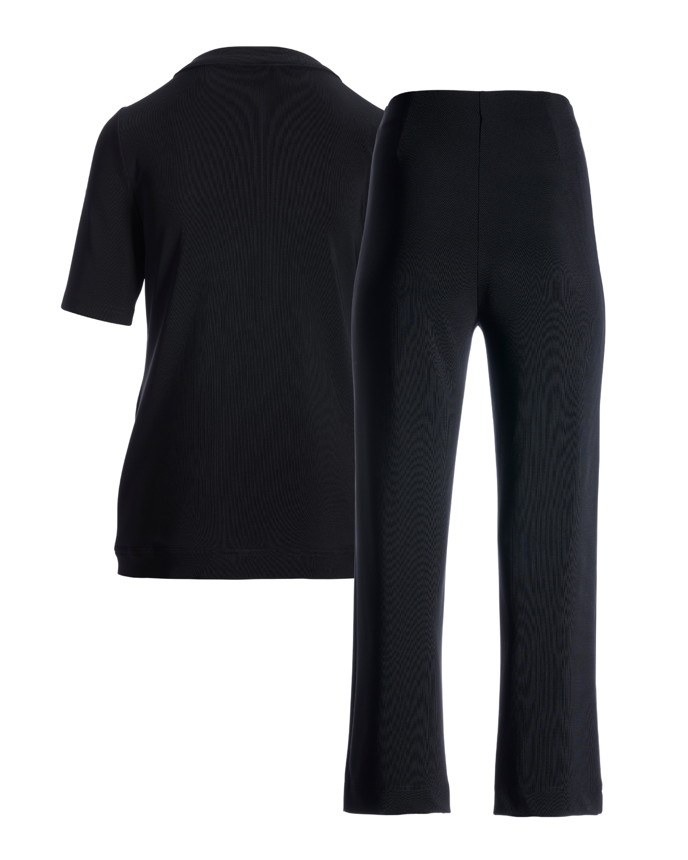 Beyond Travel Cropped Chic Coordinates Jet Black