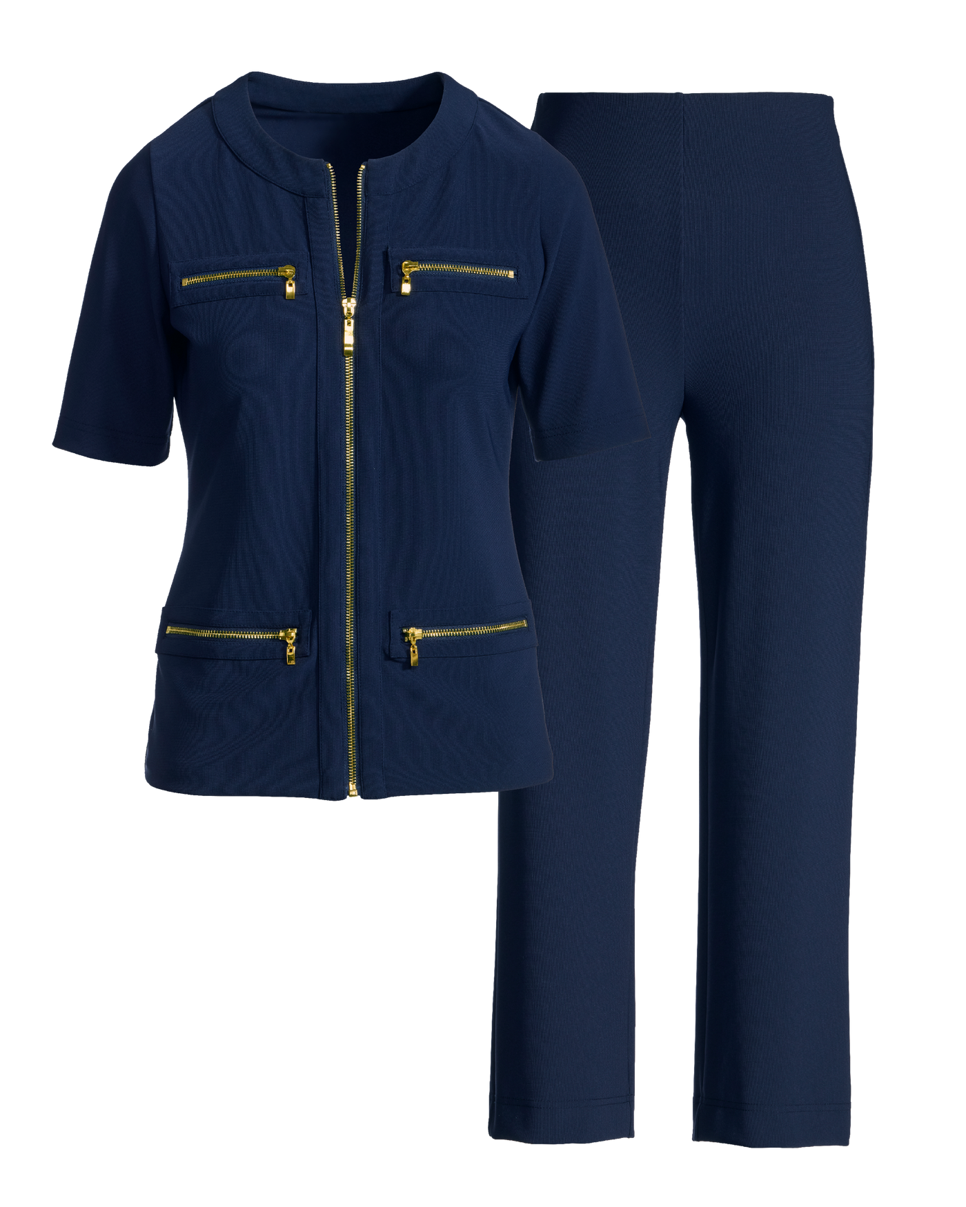 Beyond Travel Cropped Chic Coordinates Maritime Navy