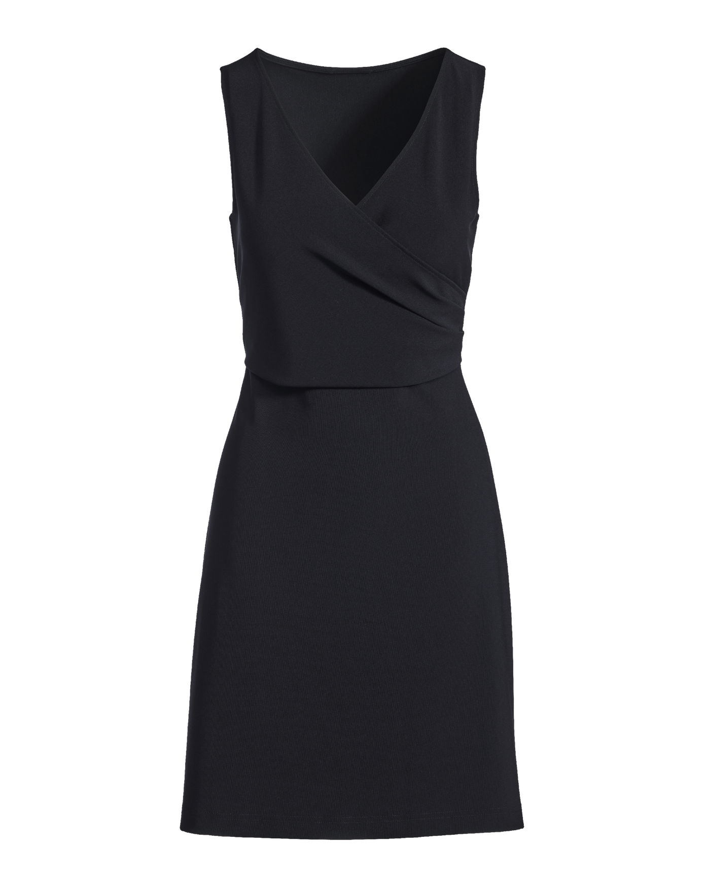 Beyond Travel Cross Front Dress Jet Black