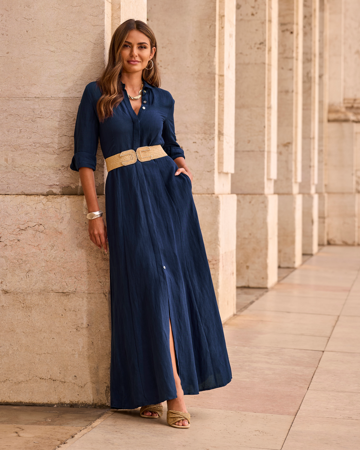 Blue Dress-Linen Dress-Woman Dress-Maxi-Long Prom Dress-Maxi Dress-Spring Dress-Woman Linen Party Dress-1400# Blue Dress-Linen Dress-Woman Dress-Maxi-Long Prom Dress-Maxi Dress-Spring Dress-Woman Linen Party Dress-1400#