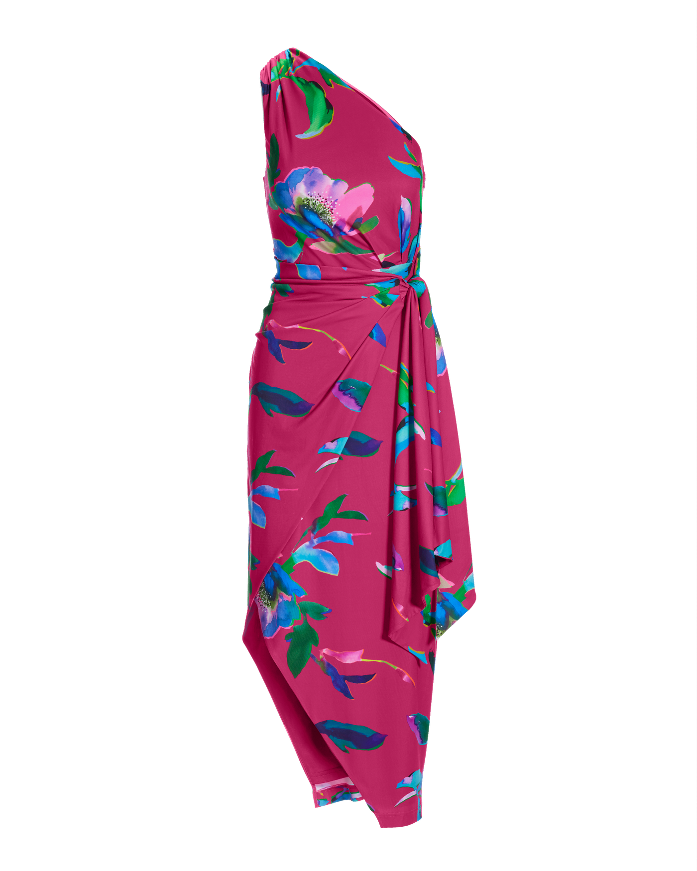 green emerald velvet dress Joyfolie Women's June Impact Maxi Boho Dress in Cool Watercolor, Extra Small/S main image 1