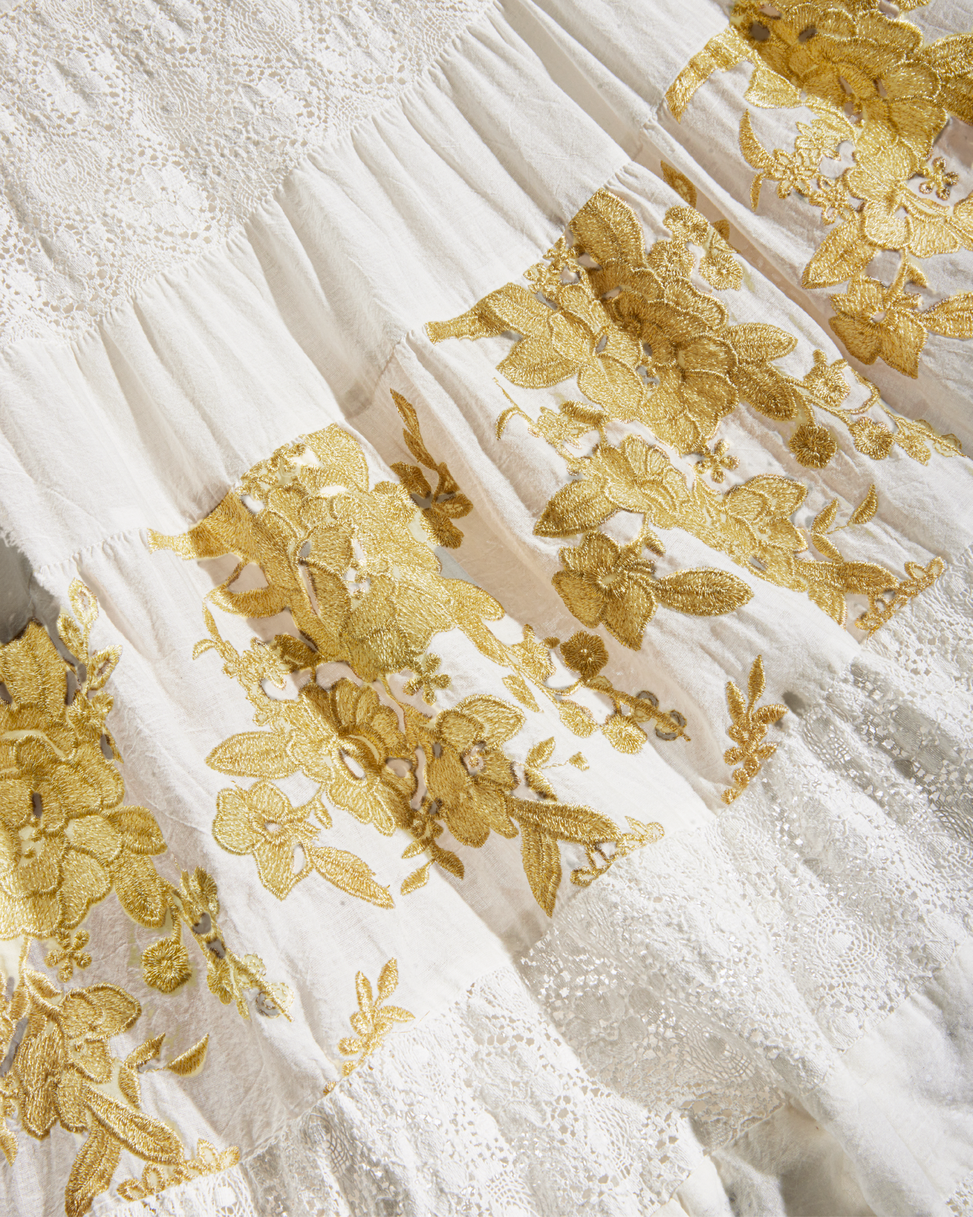 White and gold maxi skirt sales