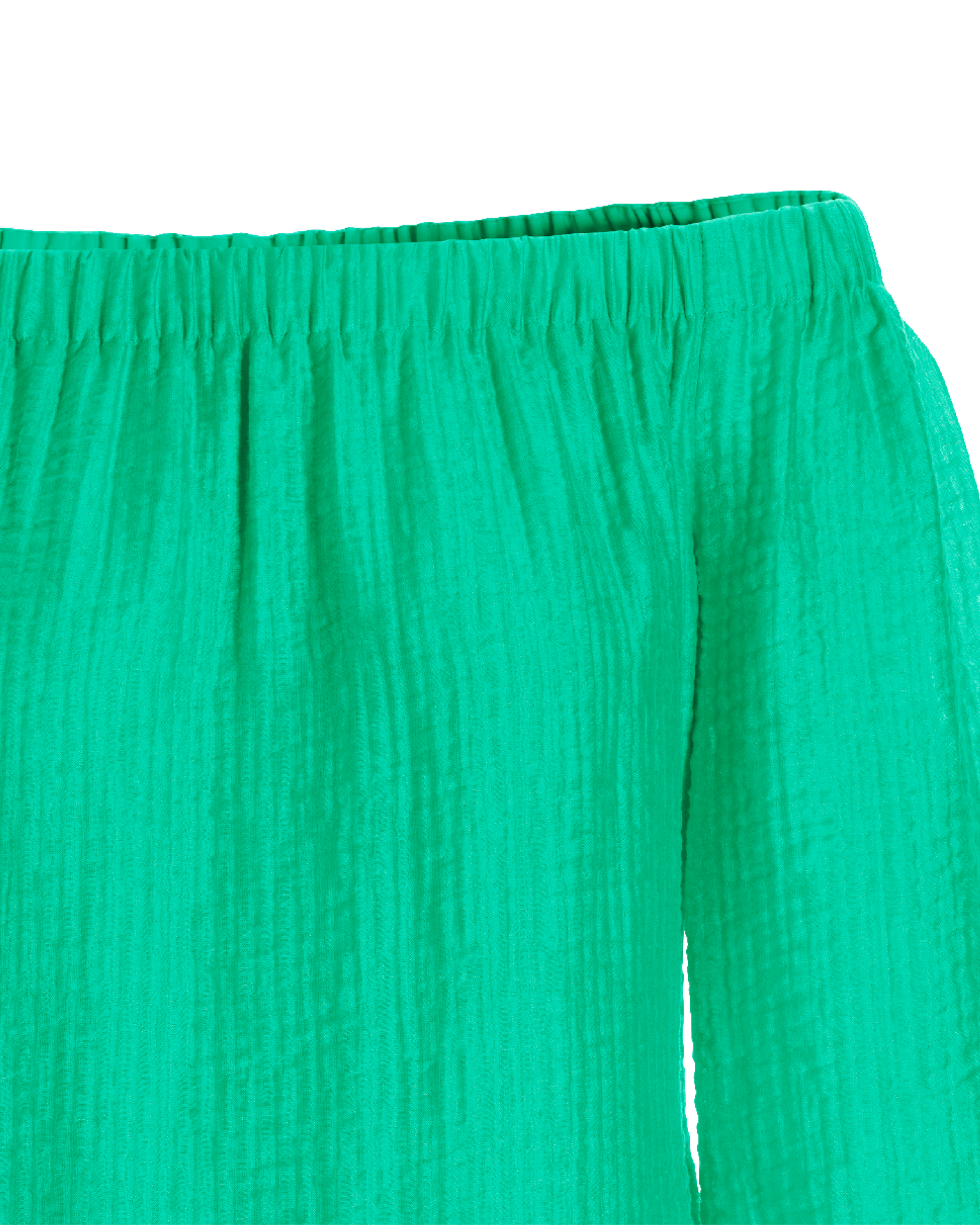 Off the Shoulder Sheen Gauze Dress - Bermuda Green | Boston Proper