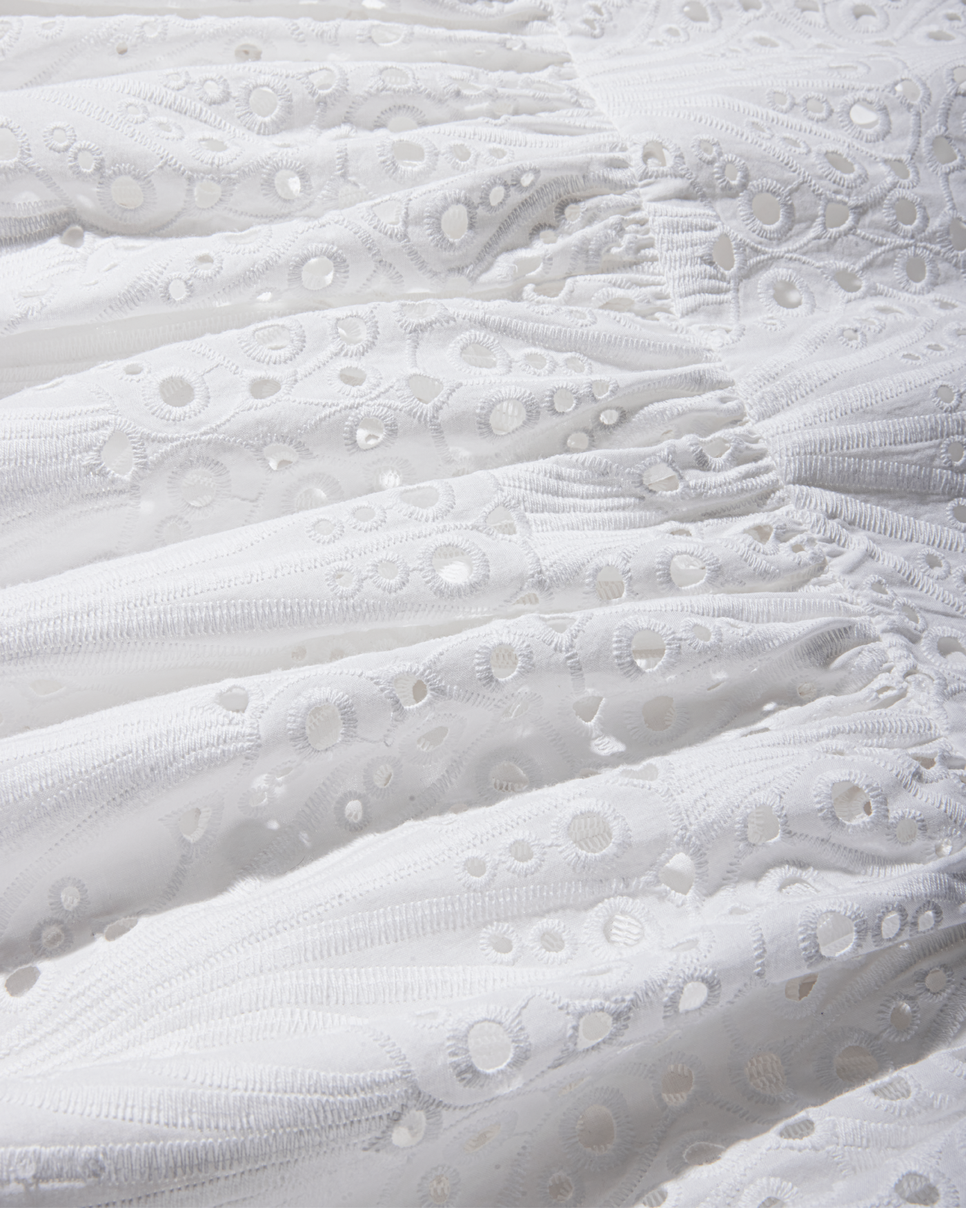 Eyelet Surplice Ankle Length Dress - White | Boston Proper