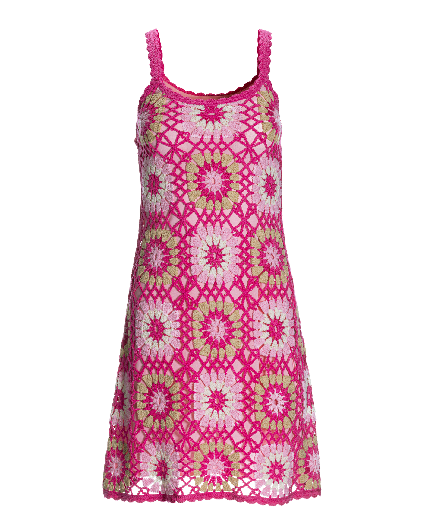 white christmas dresses RYLEE + CRU CROCHET TANK SET / MARIGOLD DAISY main image 1