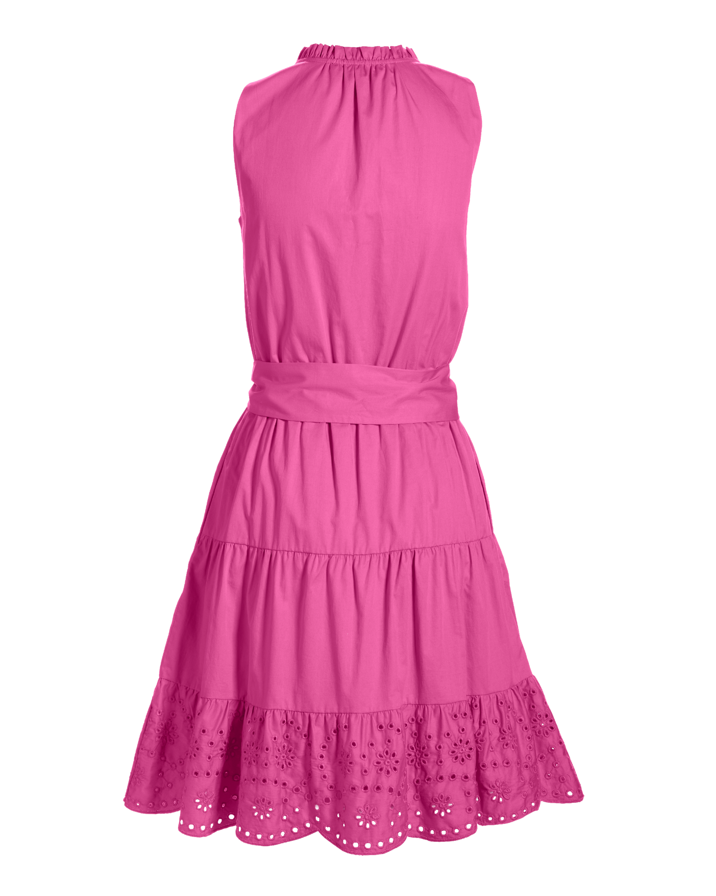 tie waist fit and flare dress Adrianna Papell Dupioni Tie-front Fit And Flare Dress main image 1