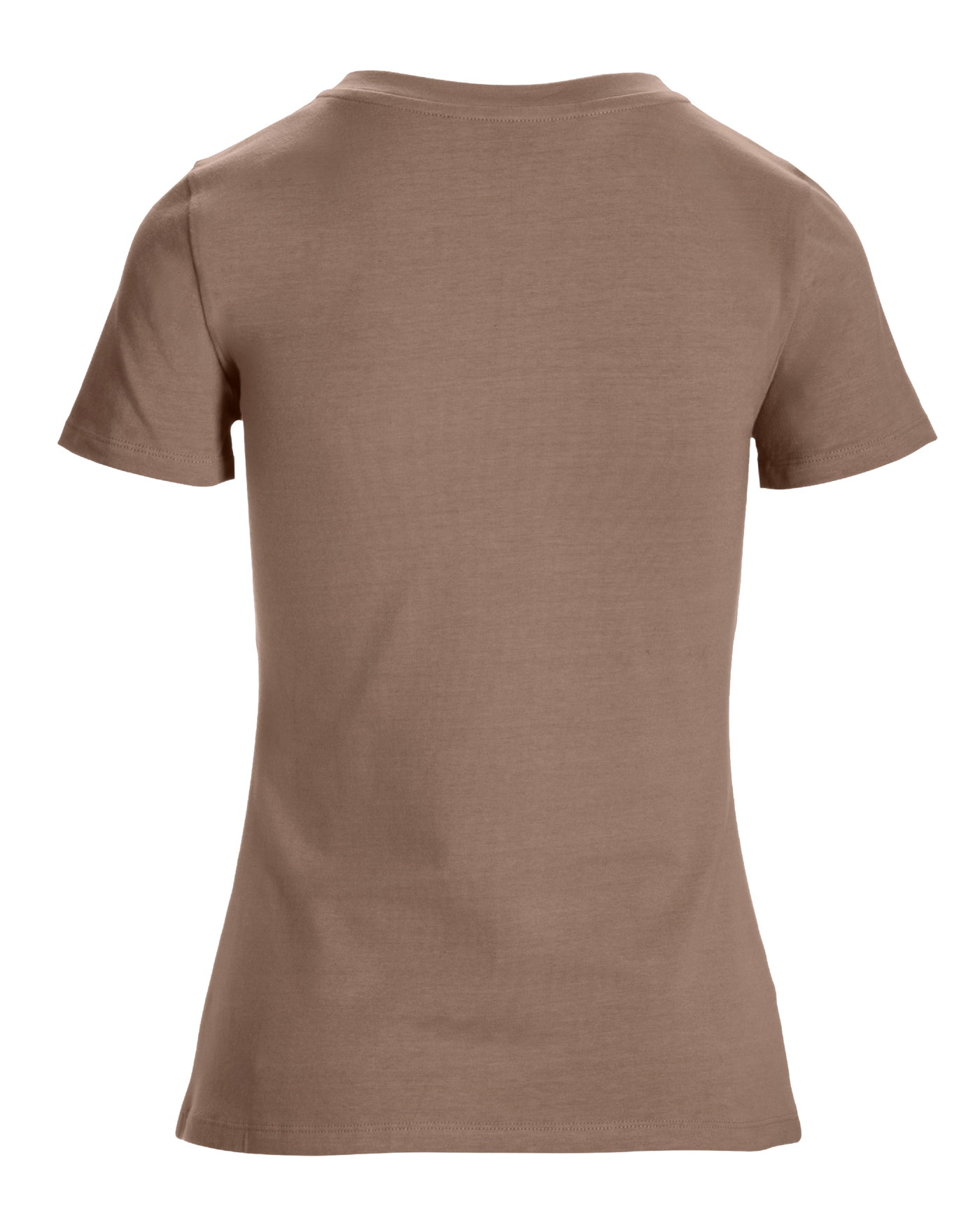 Rhinestone Eyelet V Neck Tee Dune
