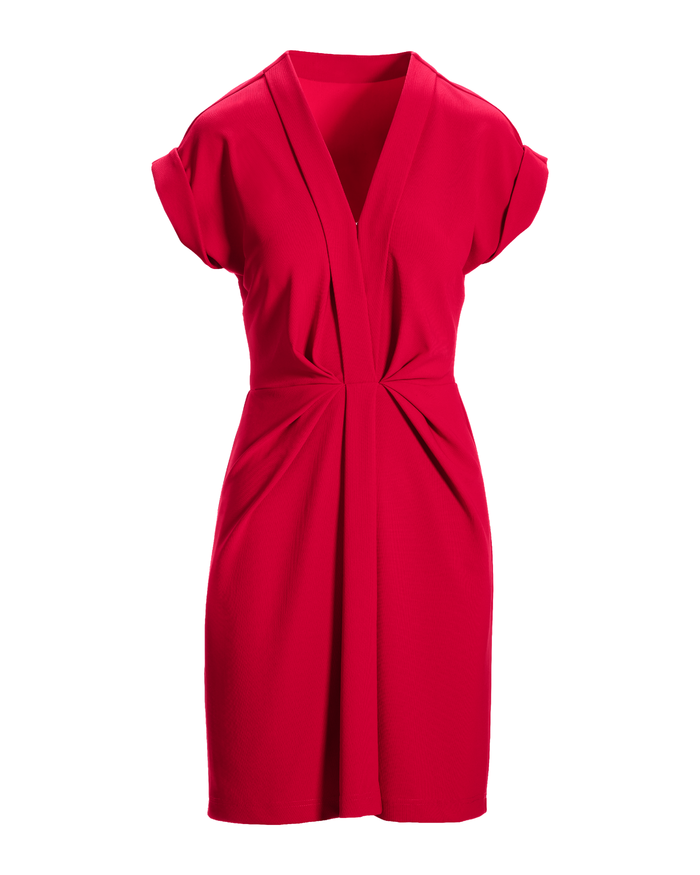 Beyond Travel V Neck Drape Dress French Kiss