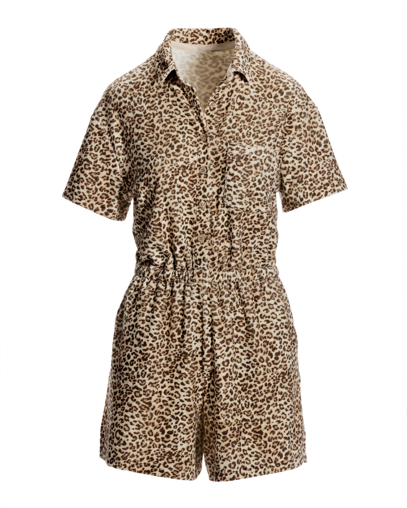 Brown-Cheetah Romper Brown-Cheetah Romper