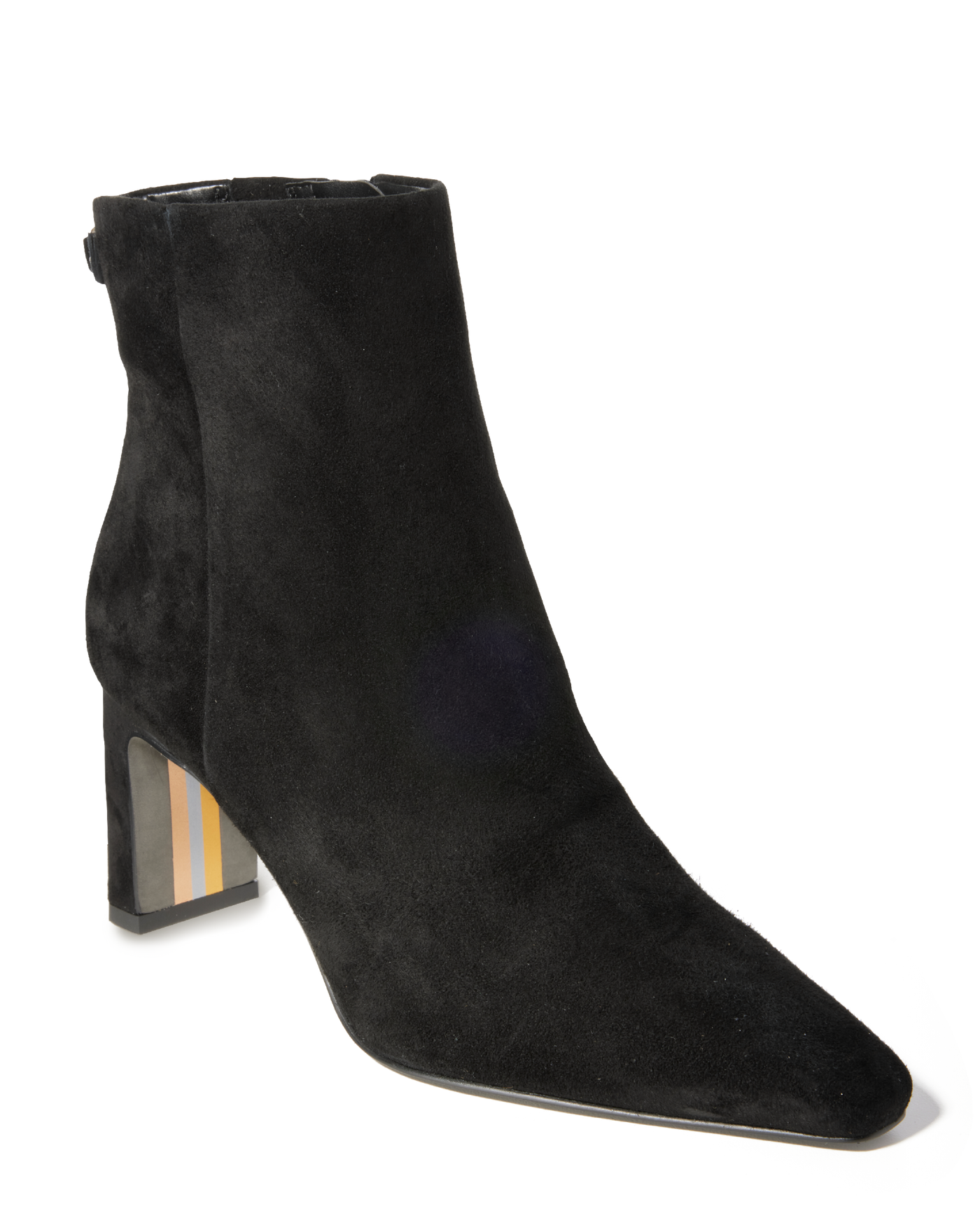 Prada Ankle Bootie Suede Black High Stiletto Heeled Pointed Zipper Boots orders EU 40