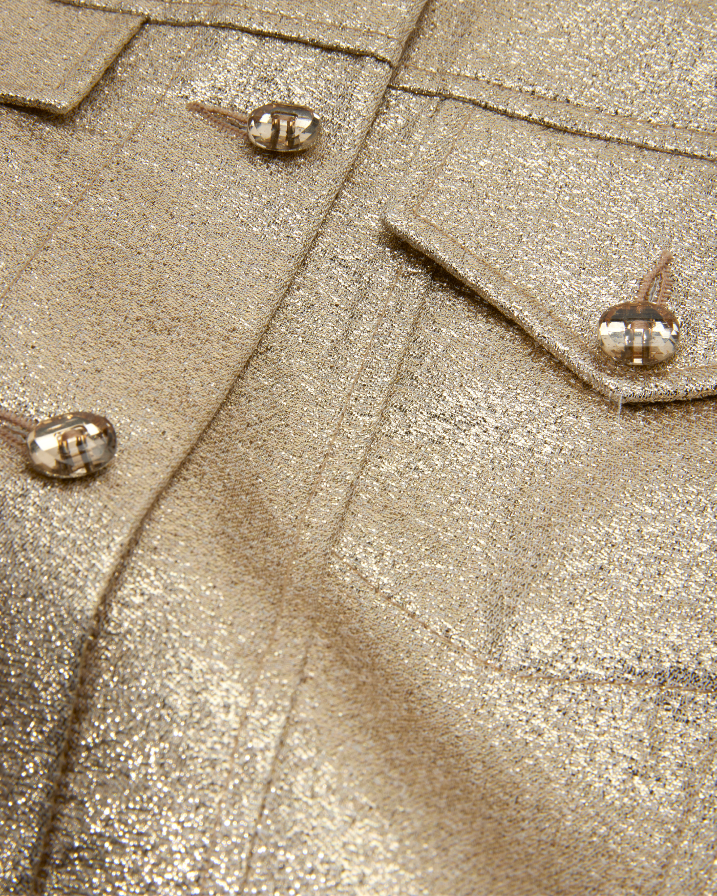 Shimmer Brocade Lightweight Jacket - Gold | Boston Proper