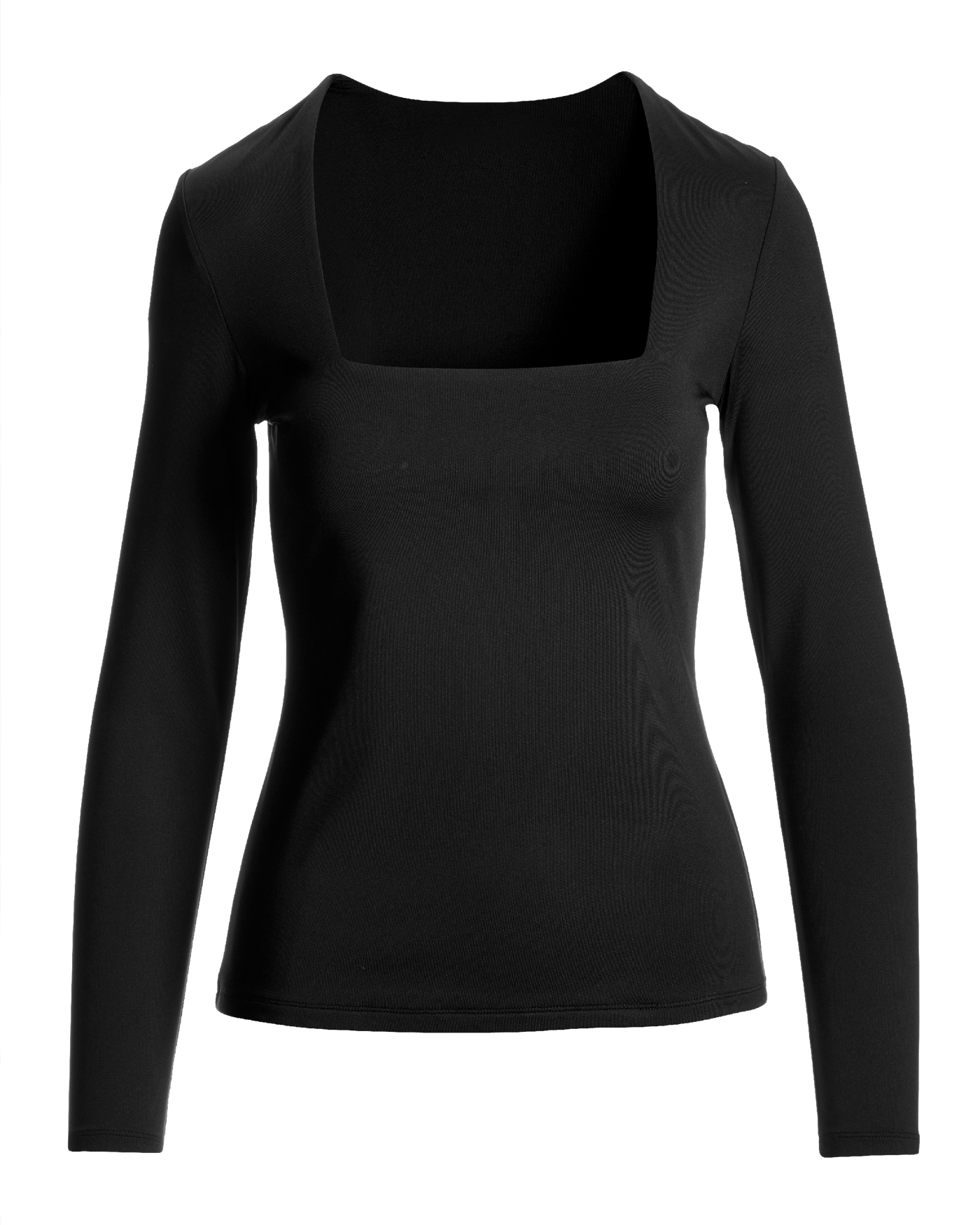 So Modern Square Neck Long Sleeve Top - Proper Black | Boston Proper
