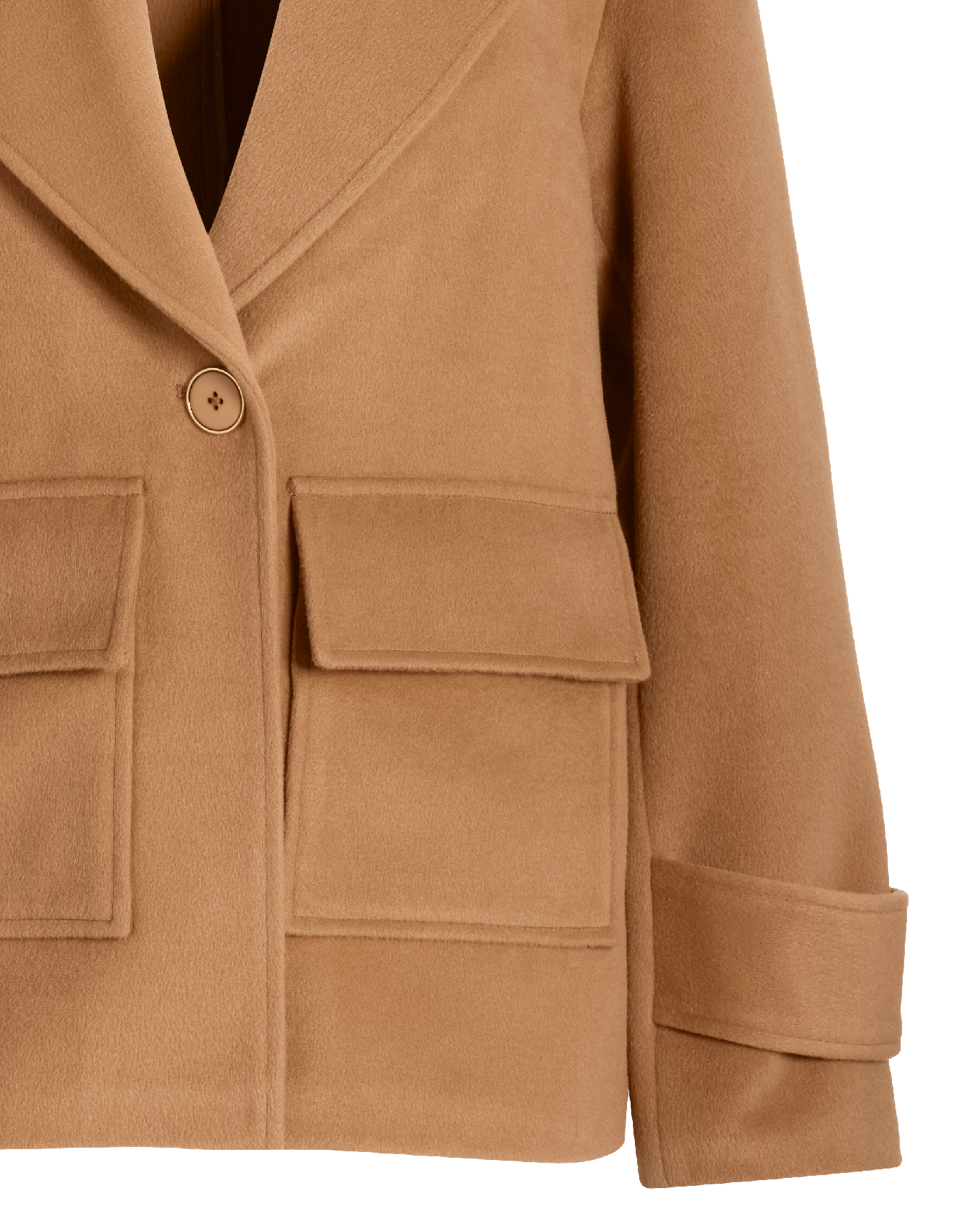 Camel felt coat online