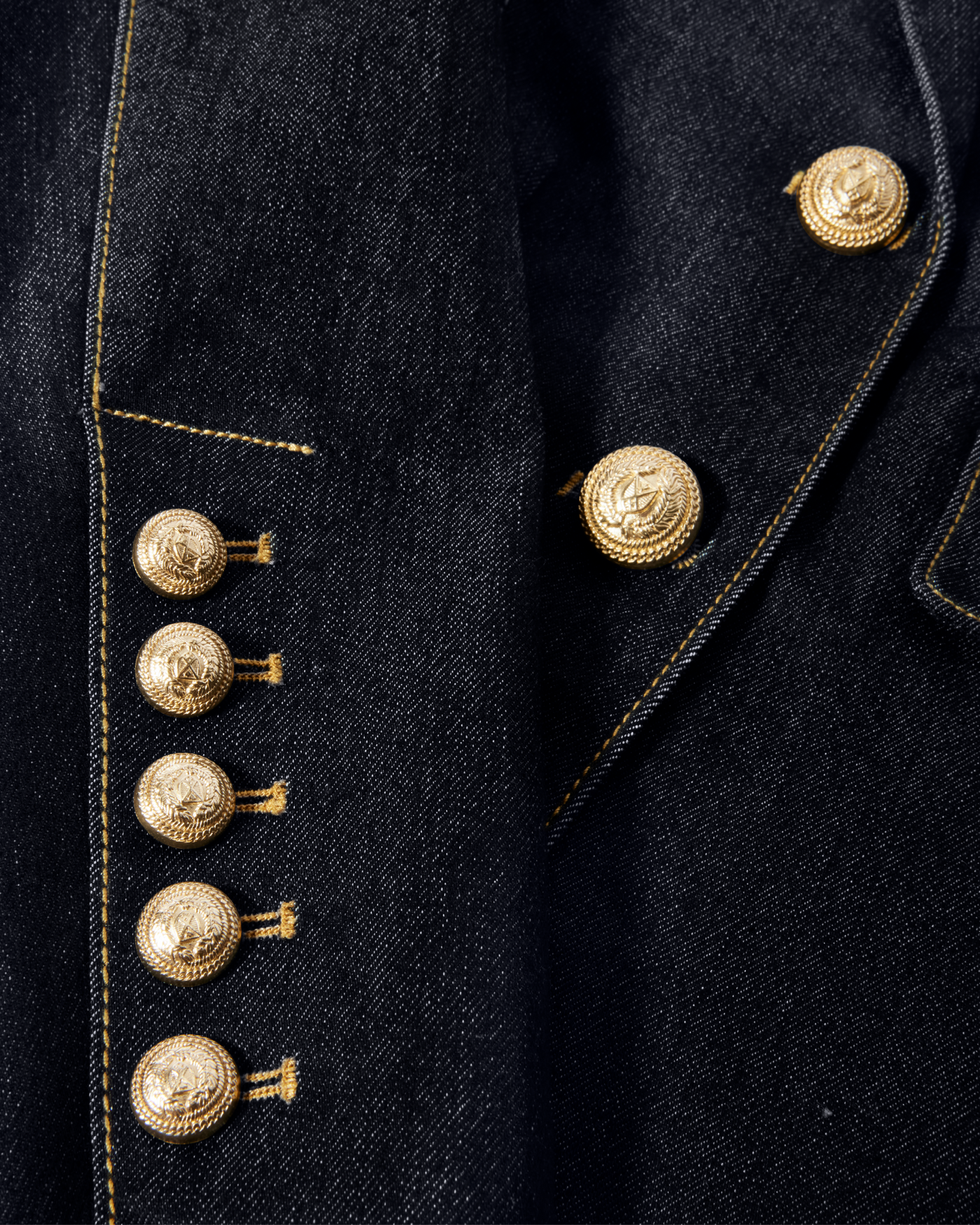 Chic Denim Blazer Dark Rinse Boston Proper