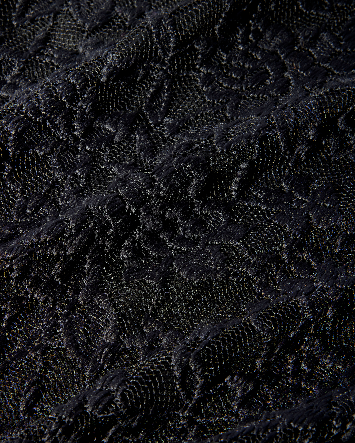 All Over Lace Mock Neck Top Proper Black