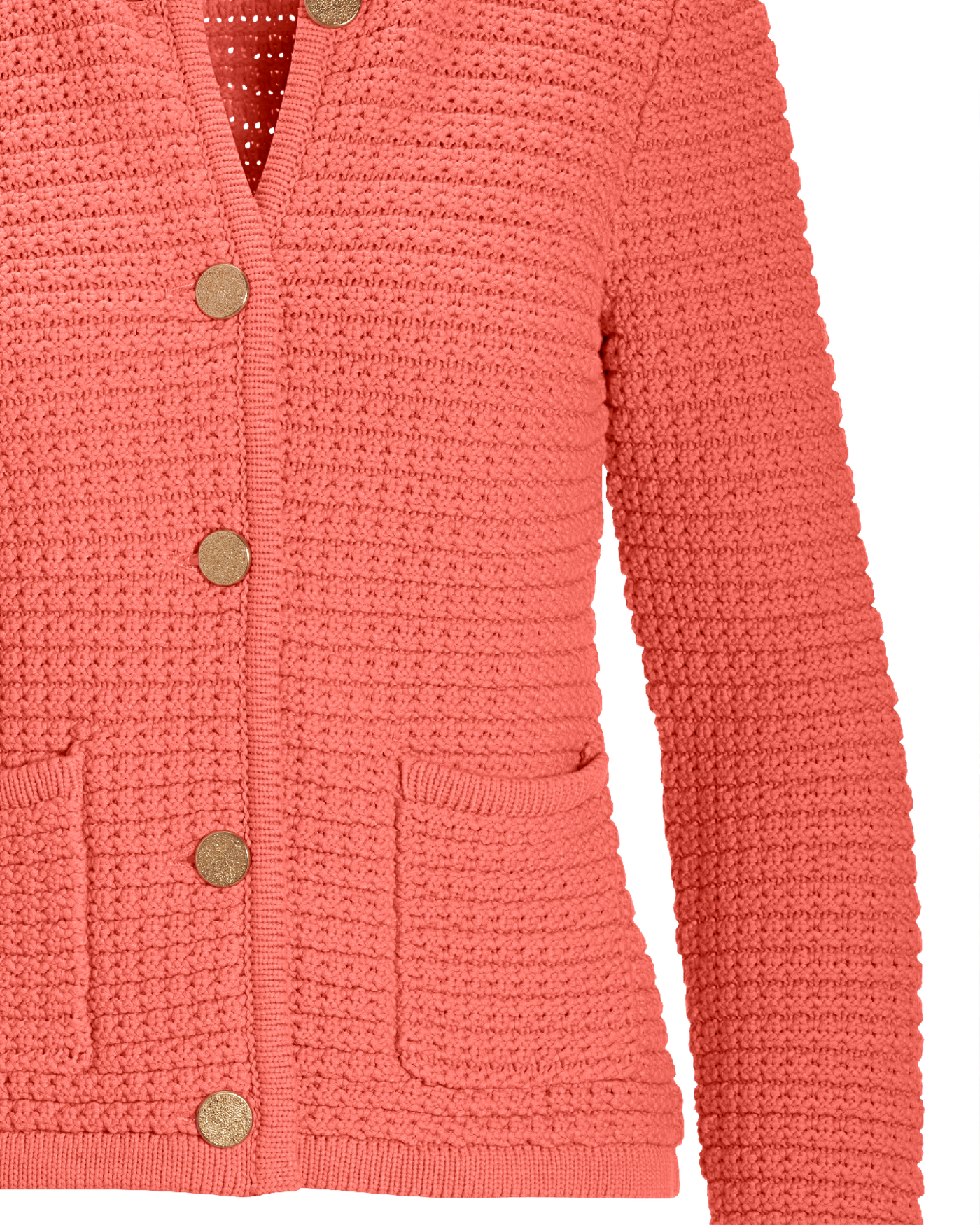 Textured Button Up Lady Cardigan Shell Pink | Boston Proper Textured Button Up Lady Cardigan Shell Pink | Boston Proper