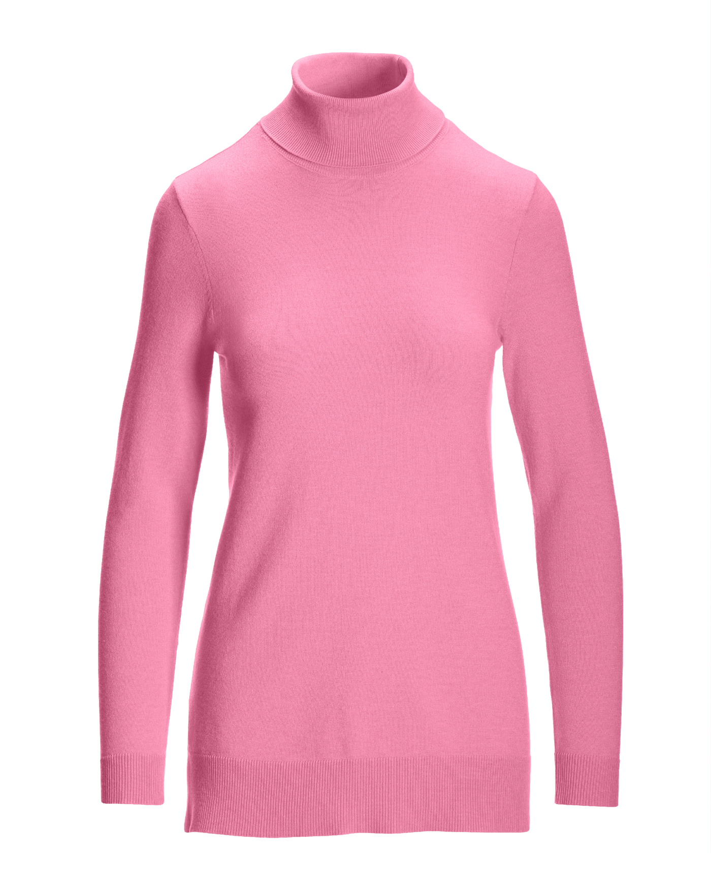 humoresque ユーモレスクsoft turtle neck / pink With Ease Fuchsia Pink Mock Neck Sweater Tunic – Shop the Mint