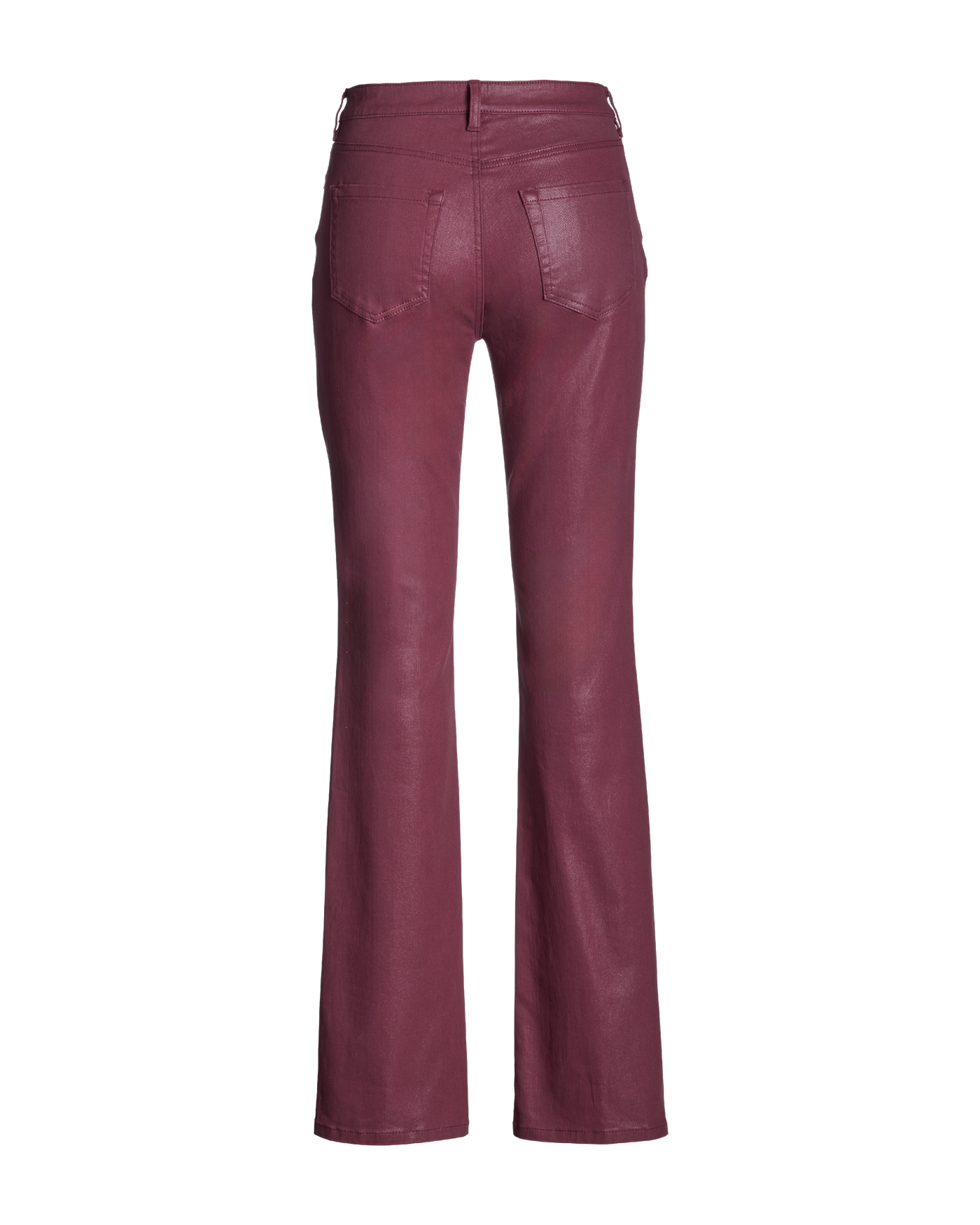 Monterey Coated High Rise Bootcut Jean Wine