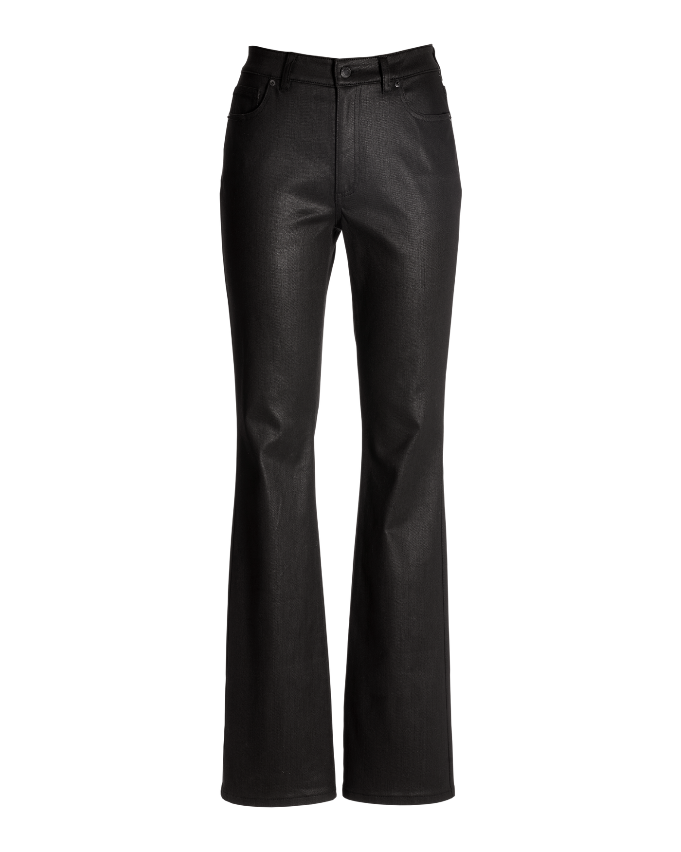 Monterey Coated High Rise Bootcut Jean Black Boston Proper - Main Image